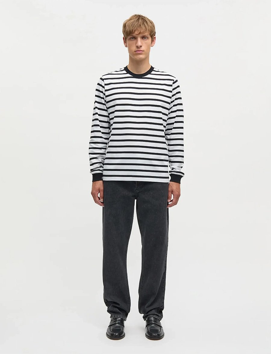 Mads Nørgaard - Arizona Black Denim Coen Jeans - regular jeans - black grey stone wash - 0