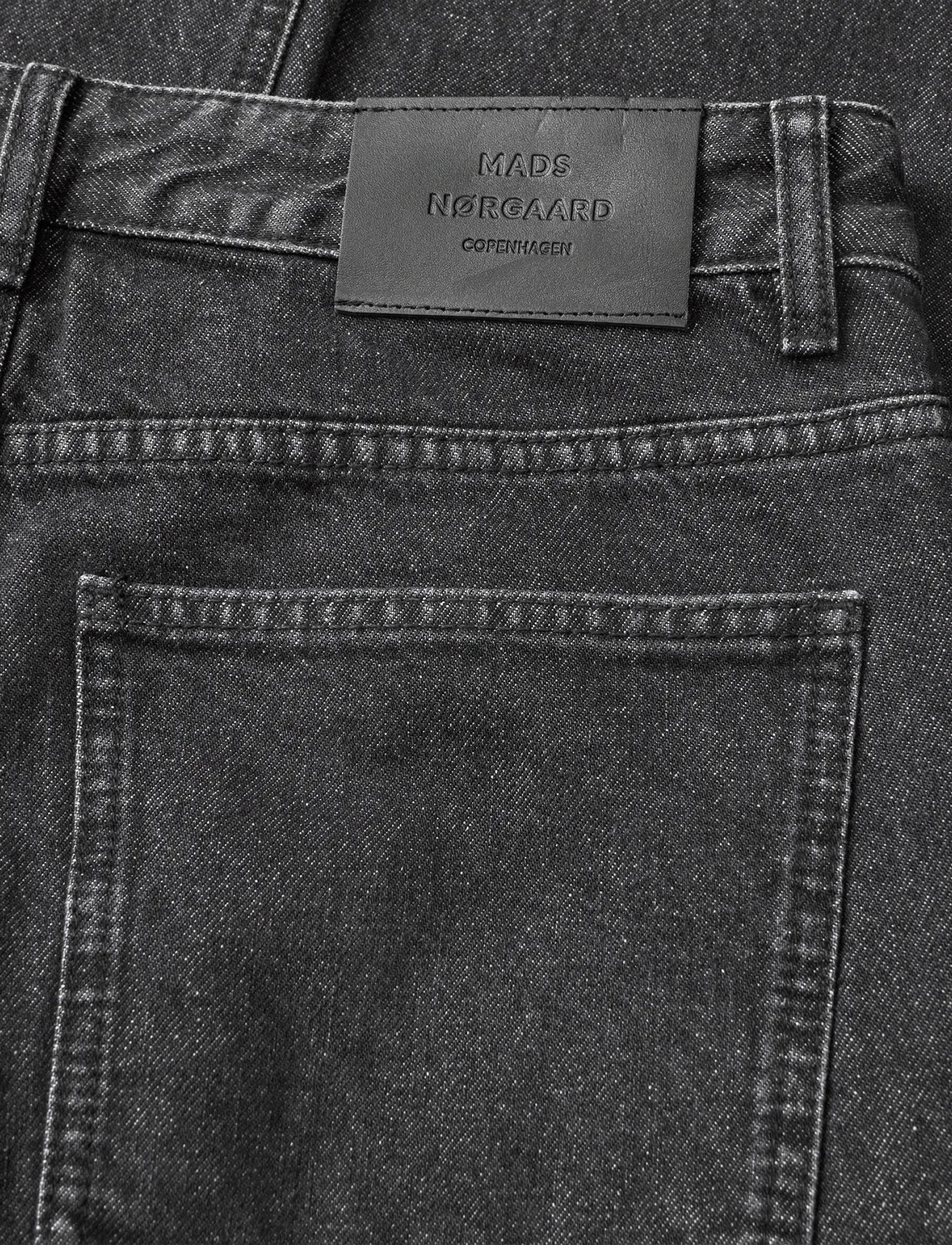 Mads Nørgaard - Arizona Black Denim Coen Jeans - regular jeans - black grey stone wash - 3
