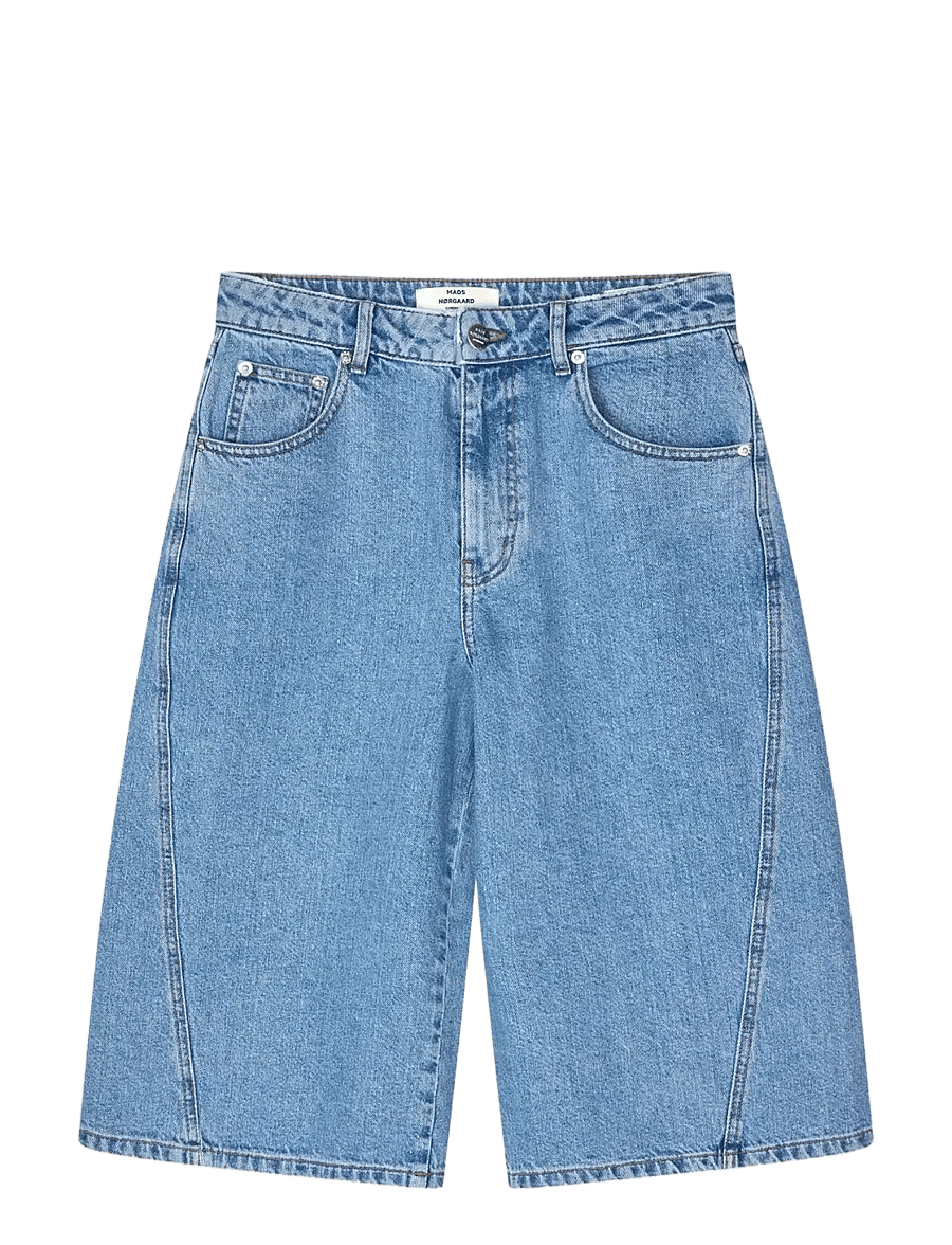 Mads Nørgaard - Luke Denim Robyn Shorts - jeansshorts - blue vintage - 1