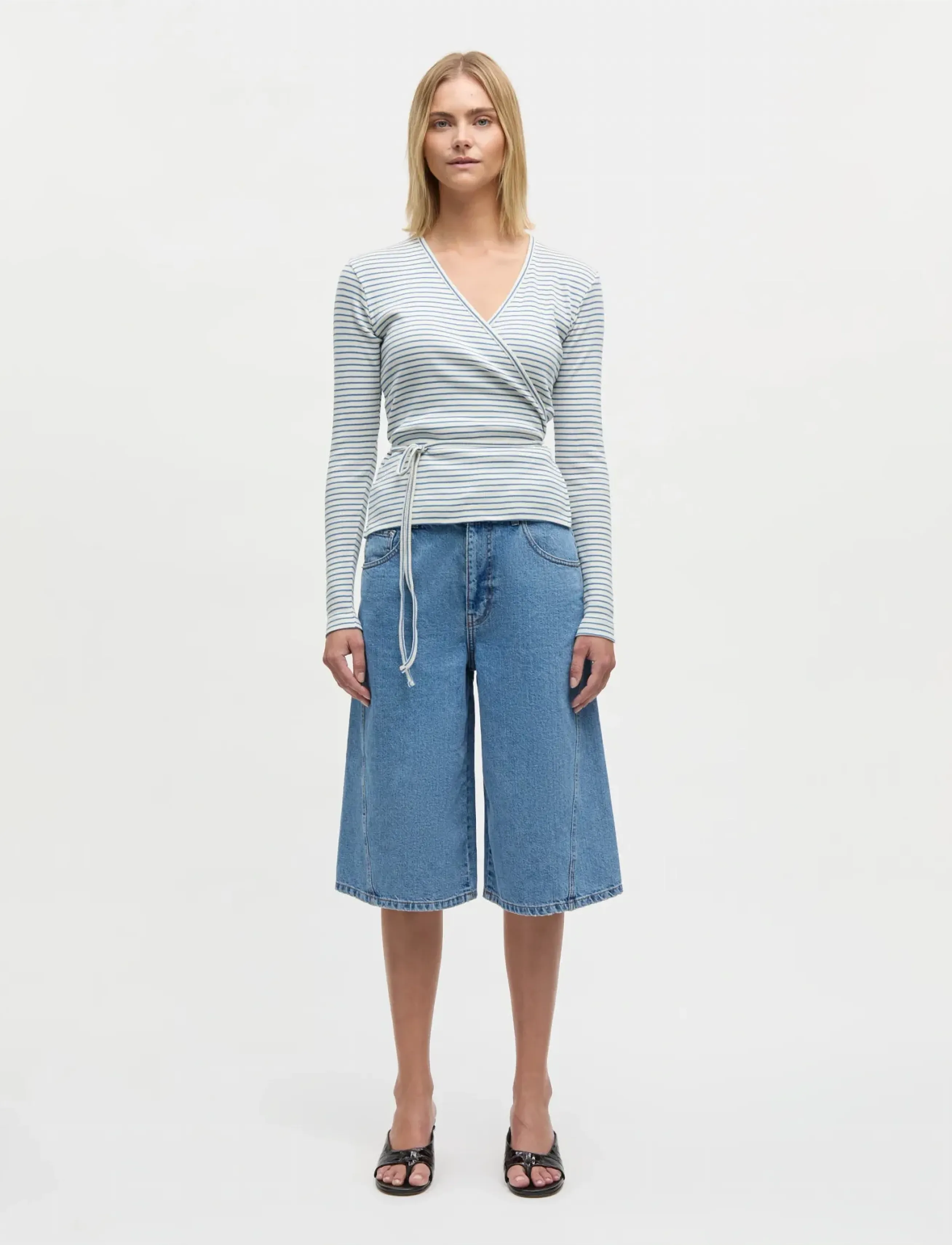 Mads Nørgaard Luke Denim Robyn Shorts, 36, Blue, Shorts > Denim Shorts, Dame