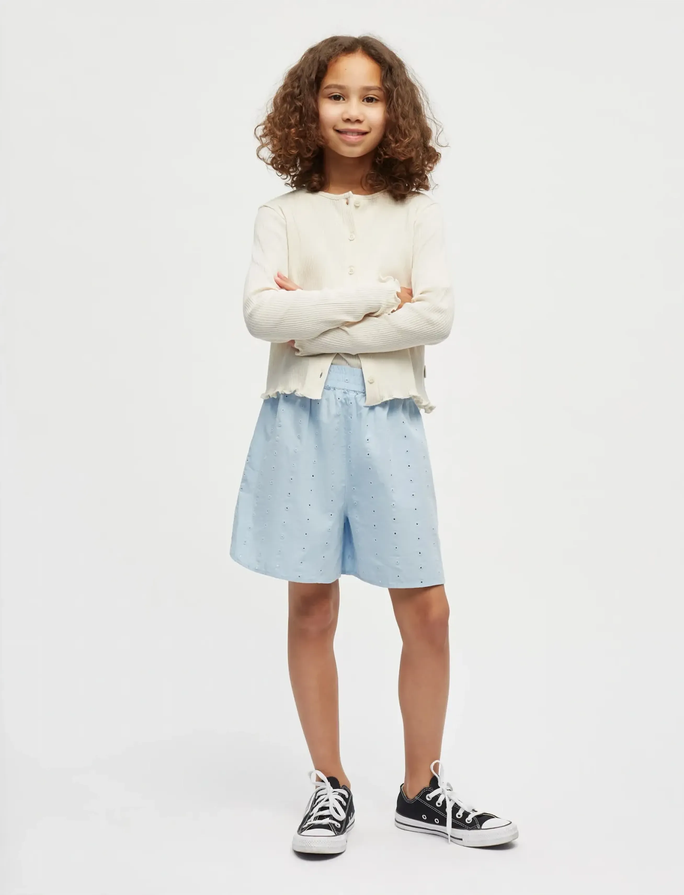 Mads Nørgaard Broda Pio Shorts - Shorts - CASHMERE BLUE / blue