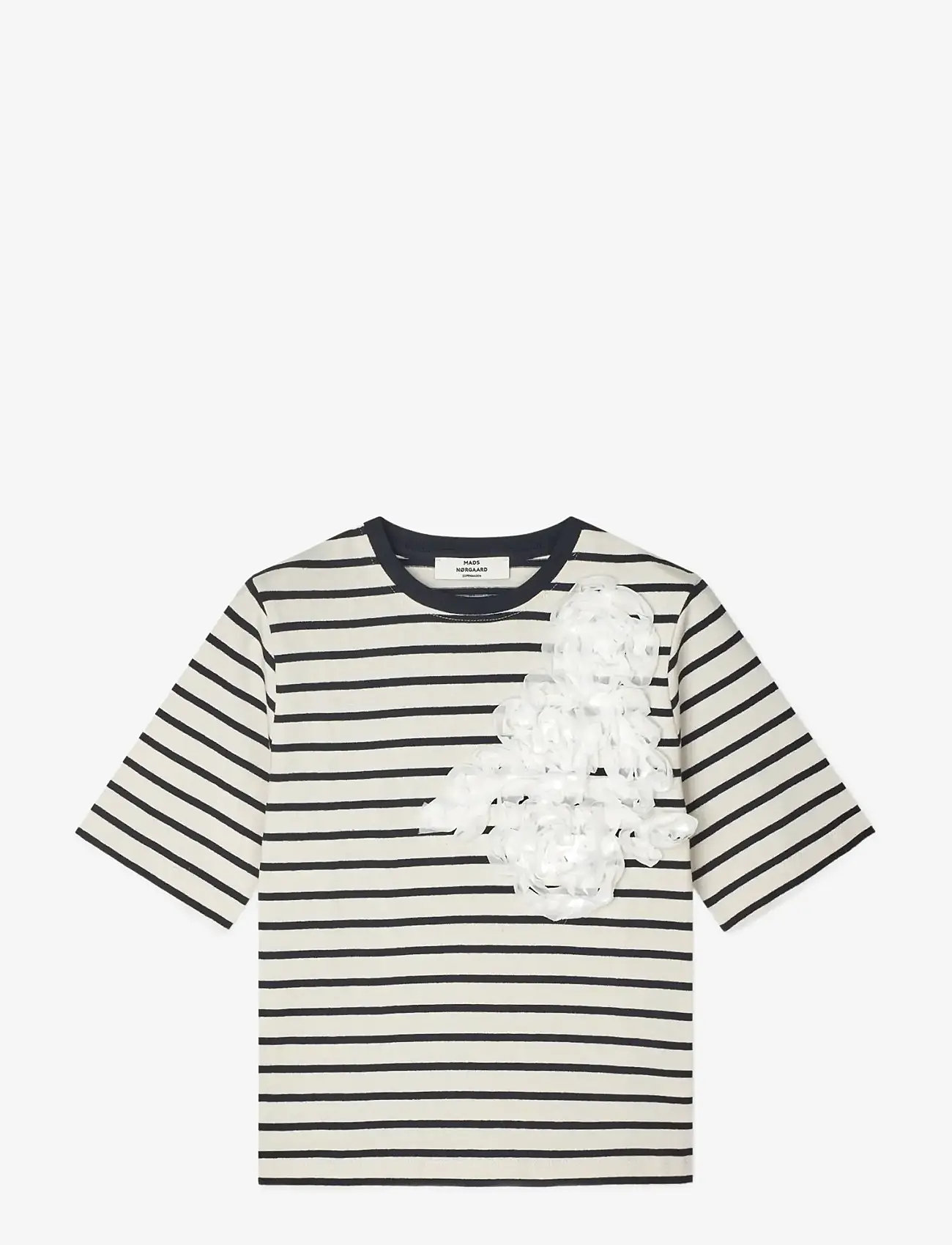 Mads Nørgaard - Pablo Malle Tee - t-shirts - vanilla ice/sky captain - 1