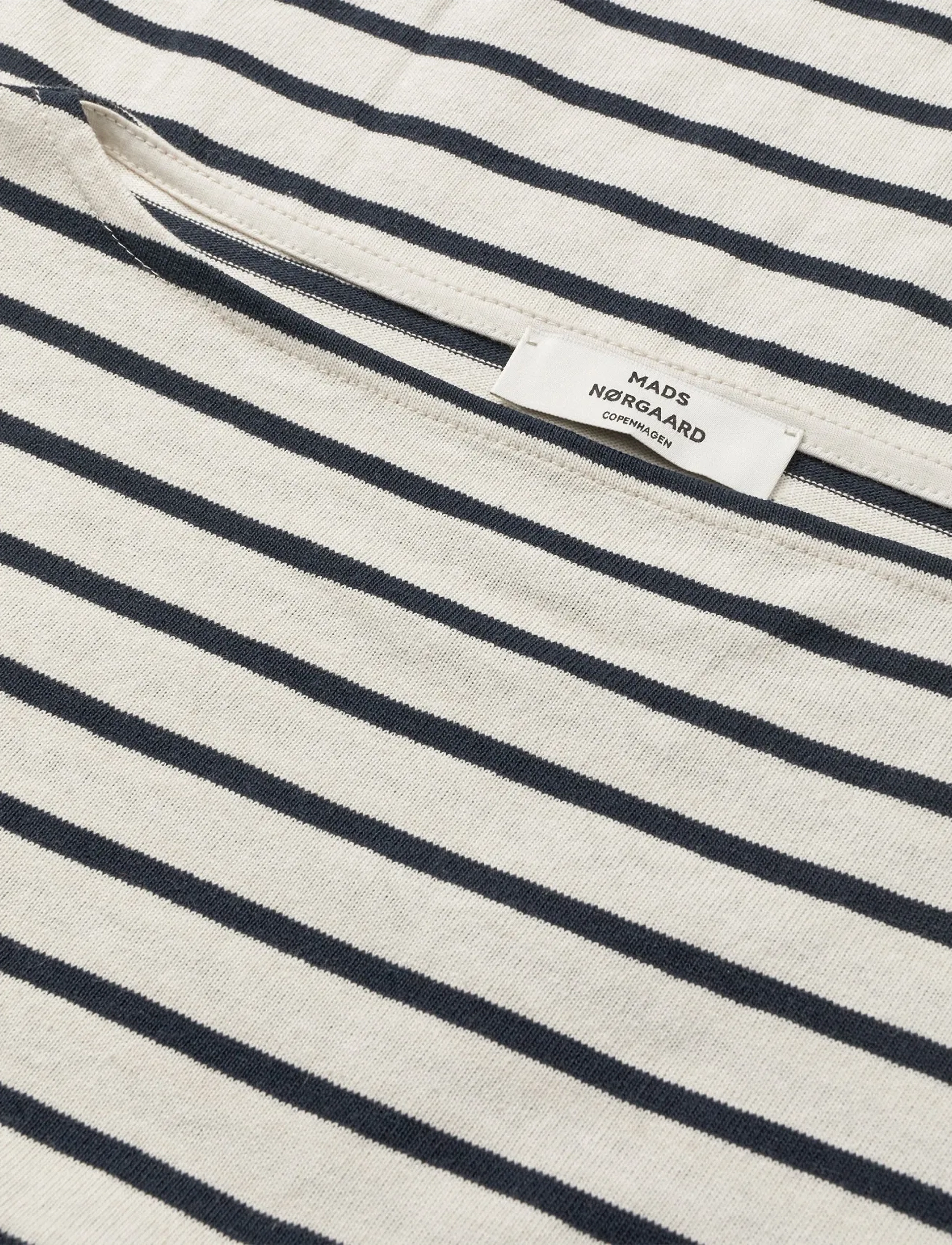 Mads Nørgaard - Pablo Gabi Tee LS - long-sleeved tops - vanilla ice/sky captain - 1