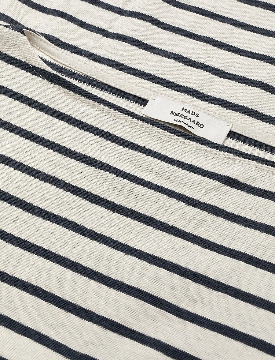 Mads Nørgaard - Pablo Gabi Tee LS - langärmlige tops - vanilla ice/sky captain - 1