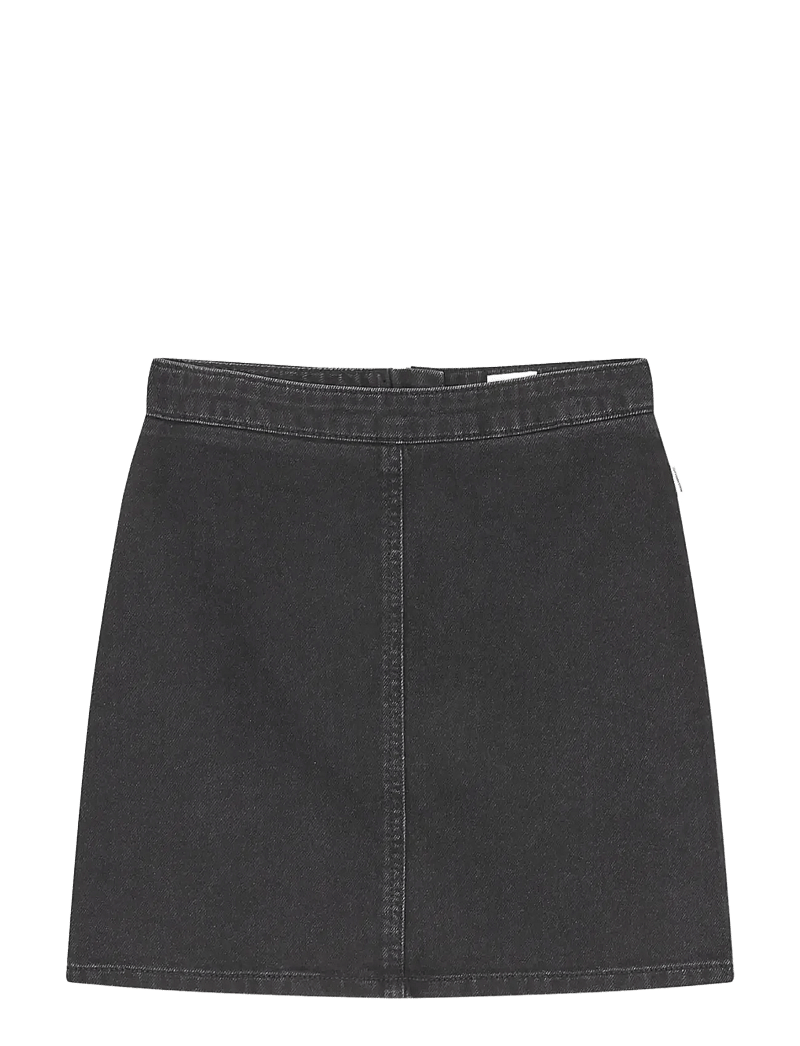 Mads Nørgaard - Hildred Black Smilla Skirt - seelikud - washed black - 0