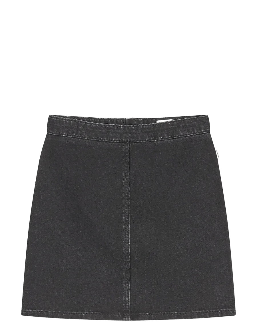Mads Nørgaard - Hildred Black Smilla Skirt - röcke - washed black - 0