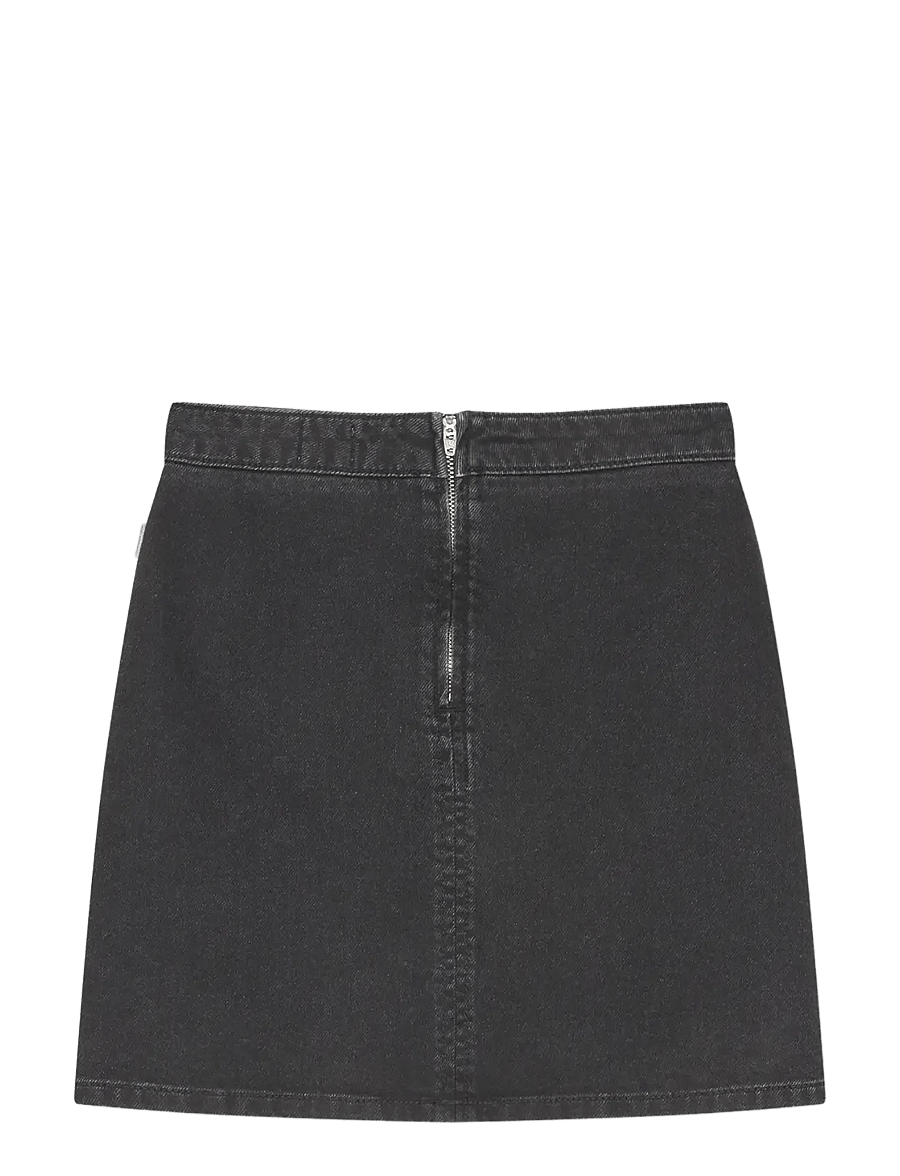 Mads Nørgaard - Hildred Black Smilla Skirt - röcke - washed black - 1
