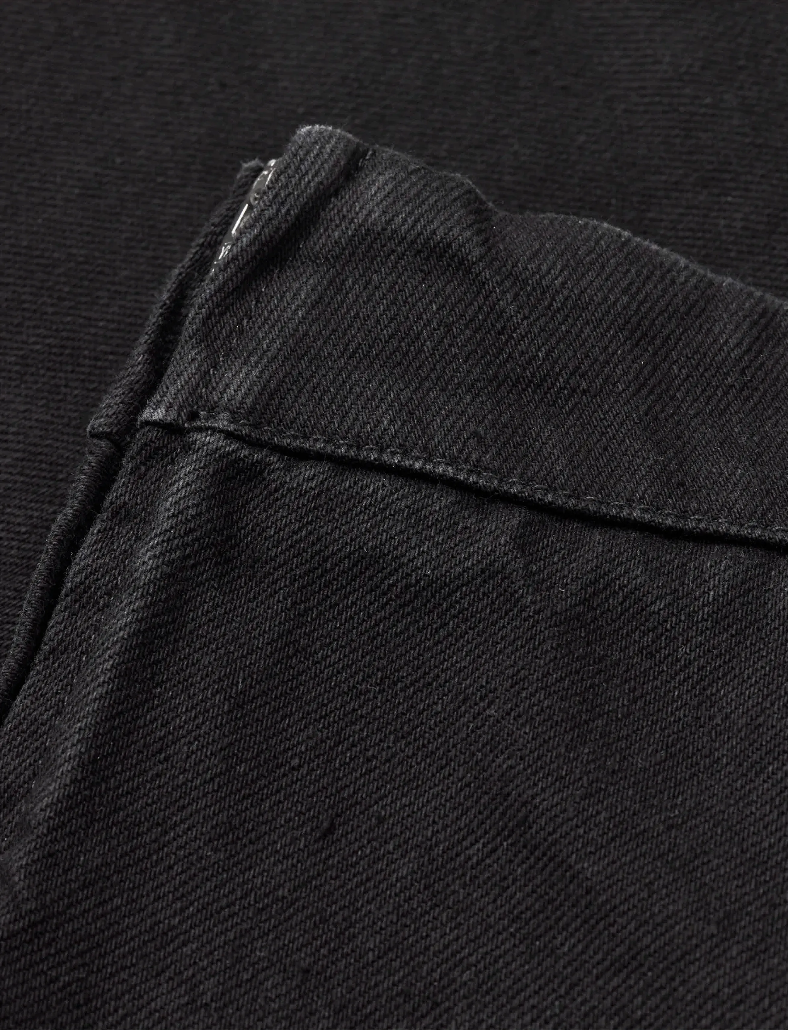 Mads Nørgaard - Dyed Denim Stelly Skirt - denimnederdele - black - 1