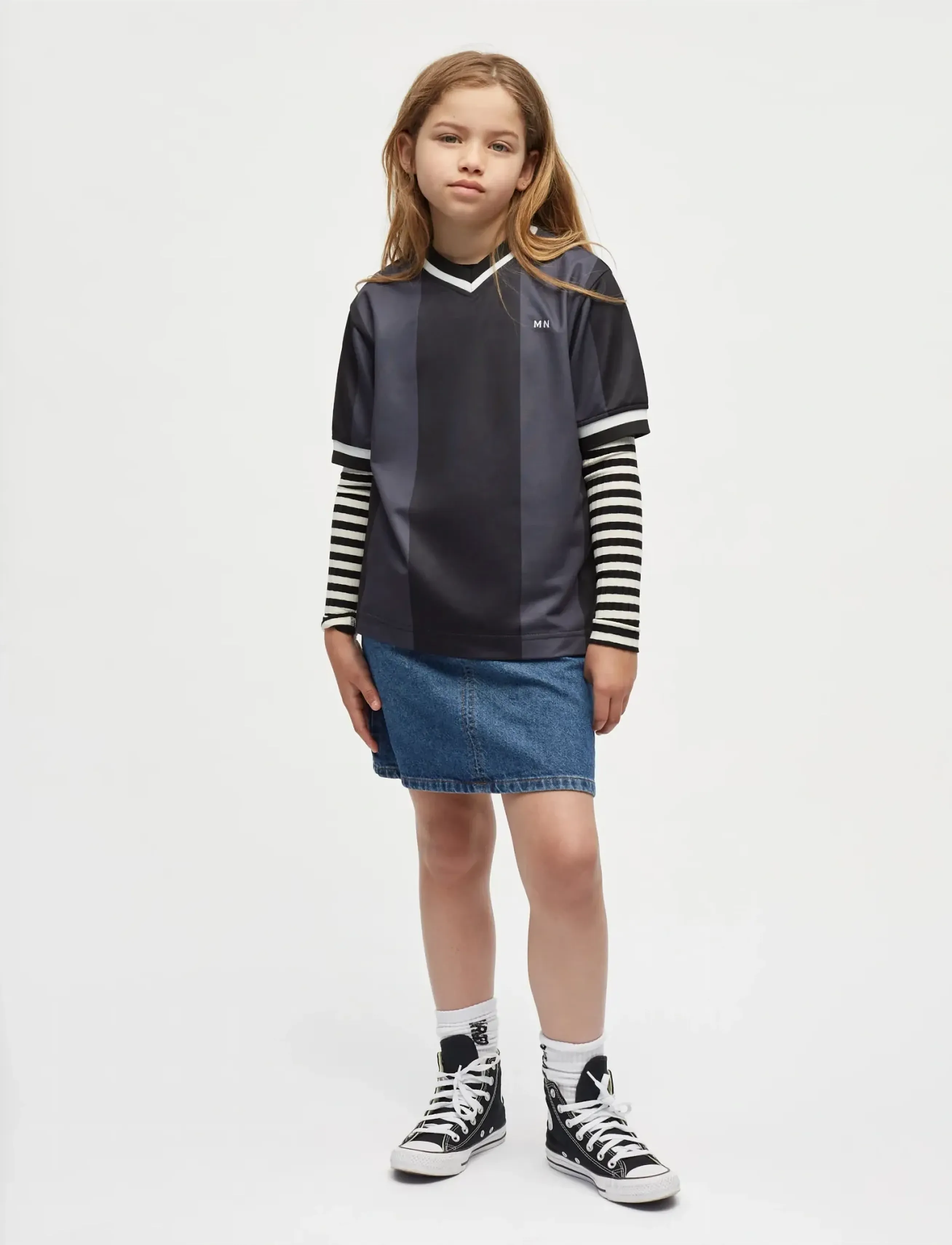 Mads Nørgaard Hildred Blue Smilla Skirt, 152, Blue, Nederdele > Denim Nederdele, Dame