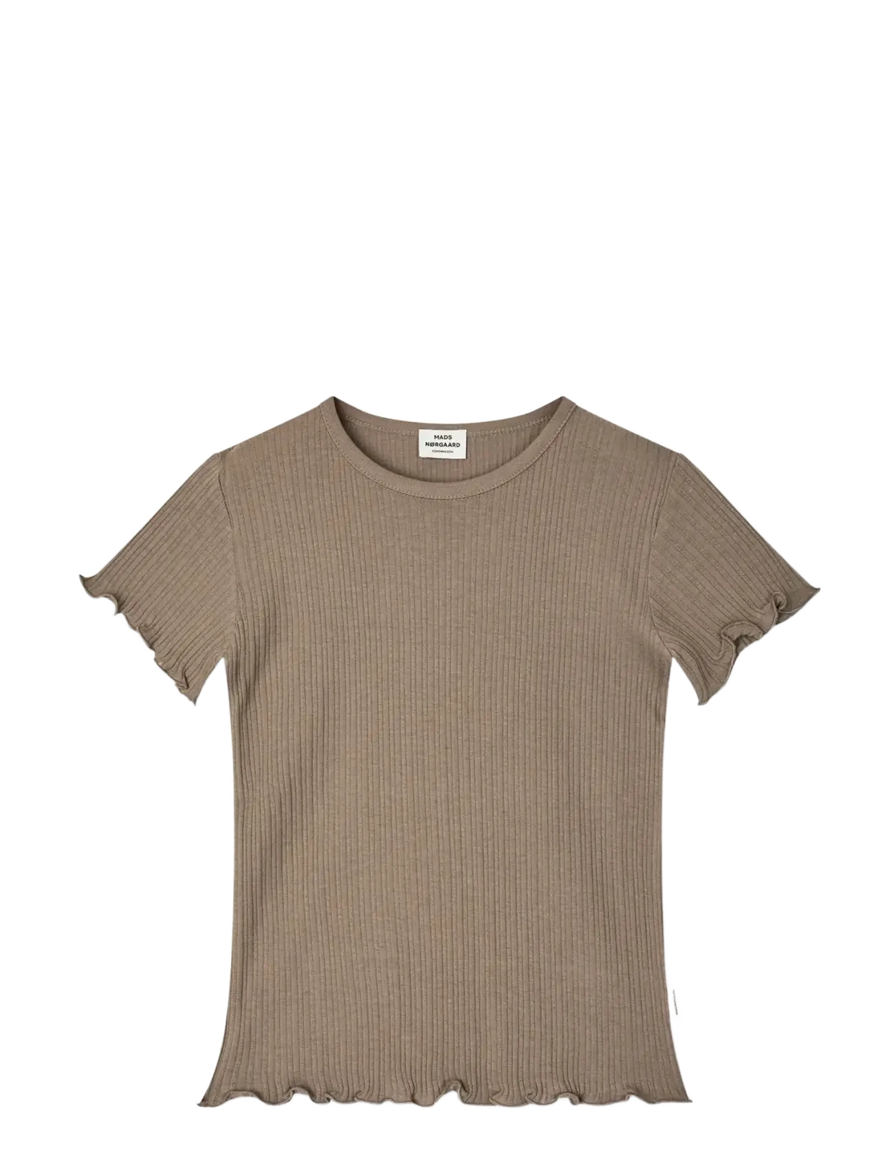 Mads Nørgaard Pointella Trixina Tee, 164, T-shirts, Braun - Short-sleeved, Kinder