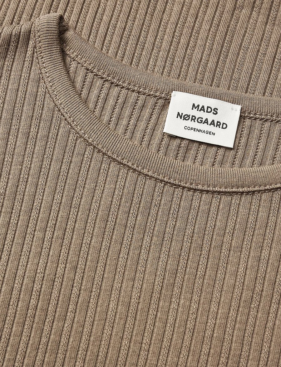 Mads Nørgaard - Pointella Trudy Tee LS - marškinėliai ilgomis rankovėmis - walnut - 2