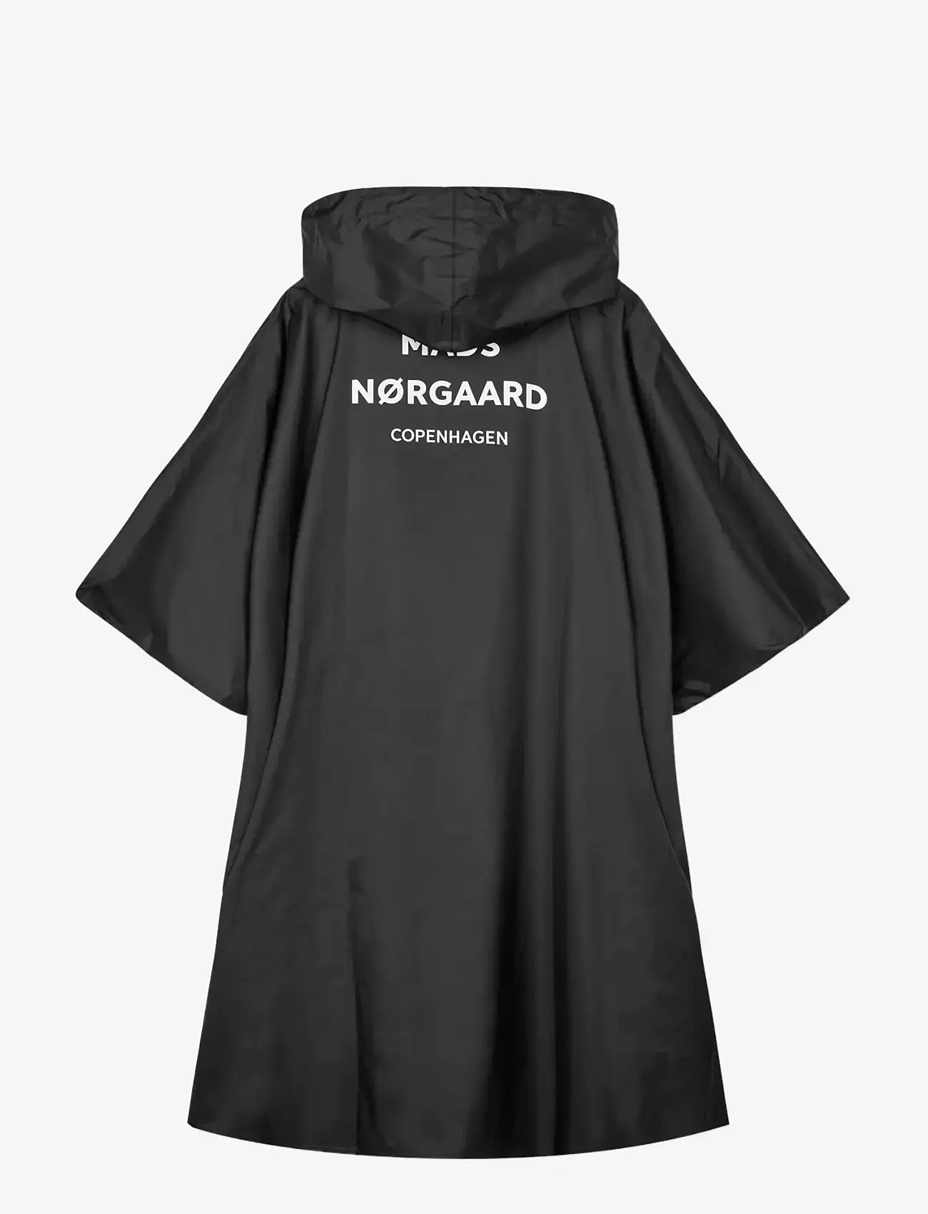 Mads Nørgaard - Rainy Scape Cape - regnjackor - black - 1