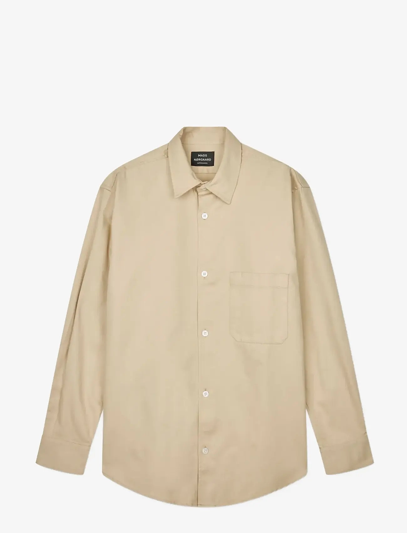 Mads Nørgaard - Cotton Twill Storm Shirt - casual skjorter - castle wall - 1
