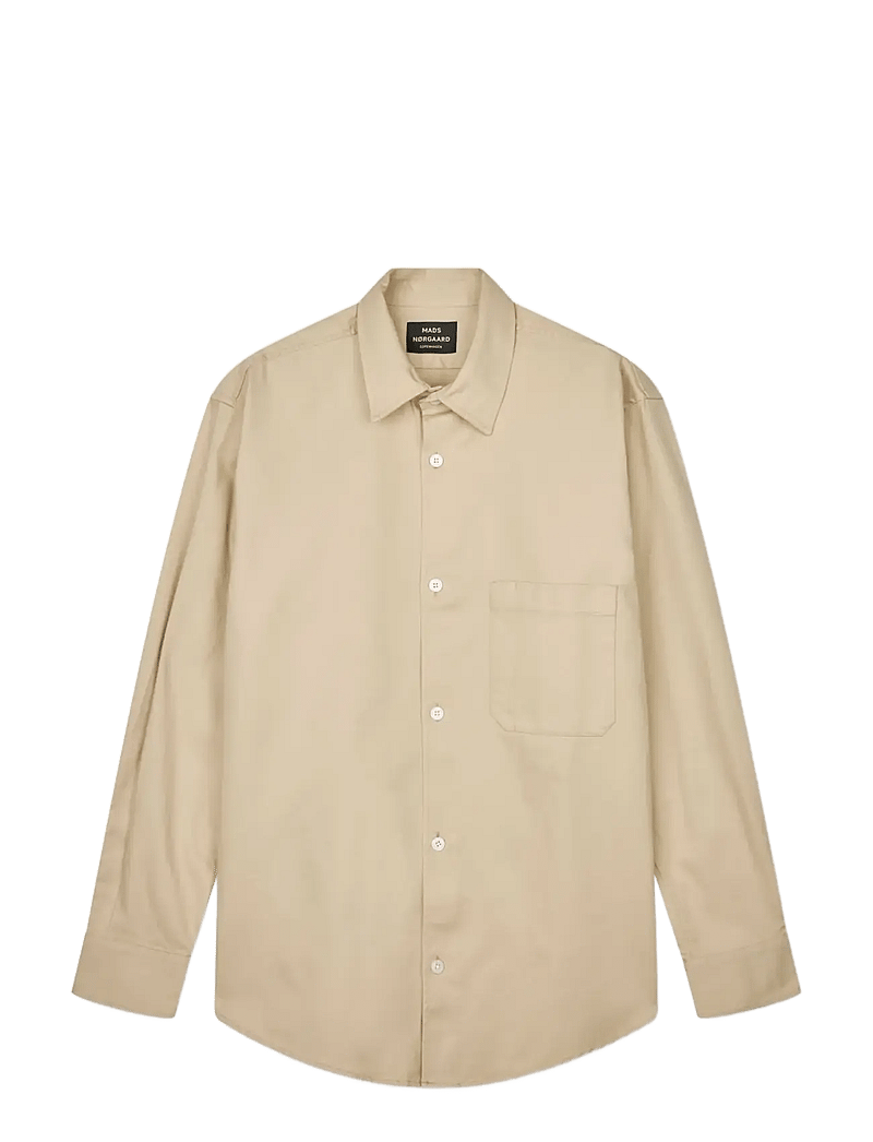 Mads Nørgaard - Cotton Twill Storm Shirt - casual skjorter - castle wall - 1