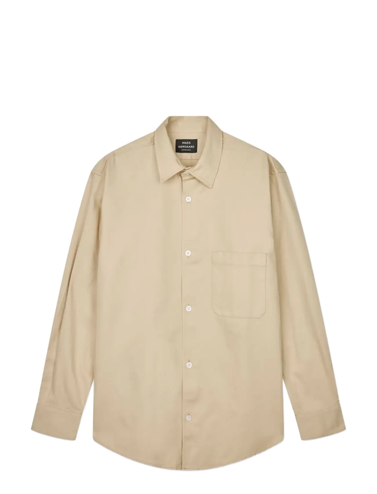 Mads Nørgaard - Cotton Twill Storm Shirt - casual skjorter - castle wall - 1