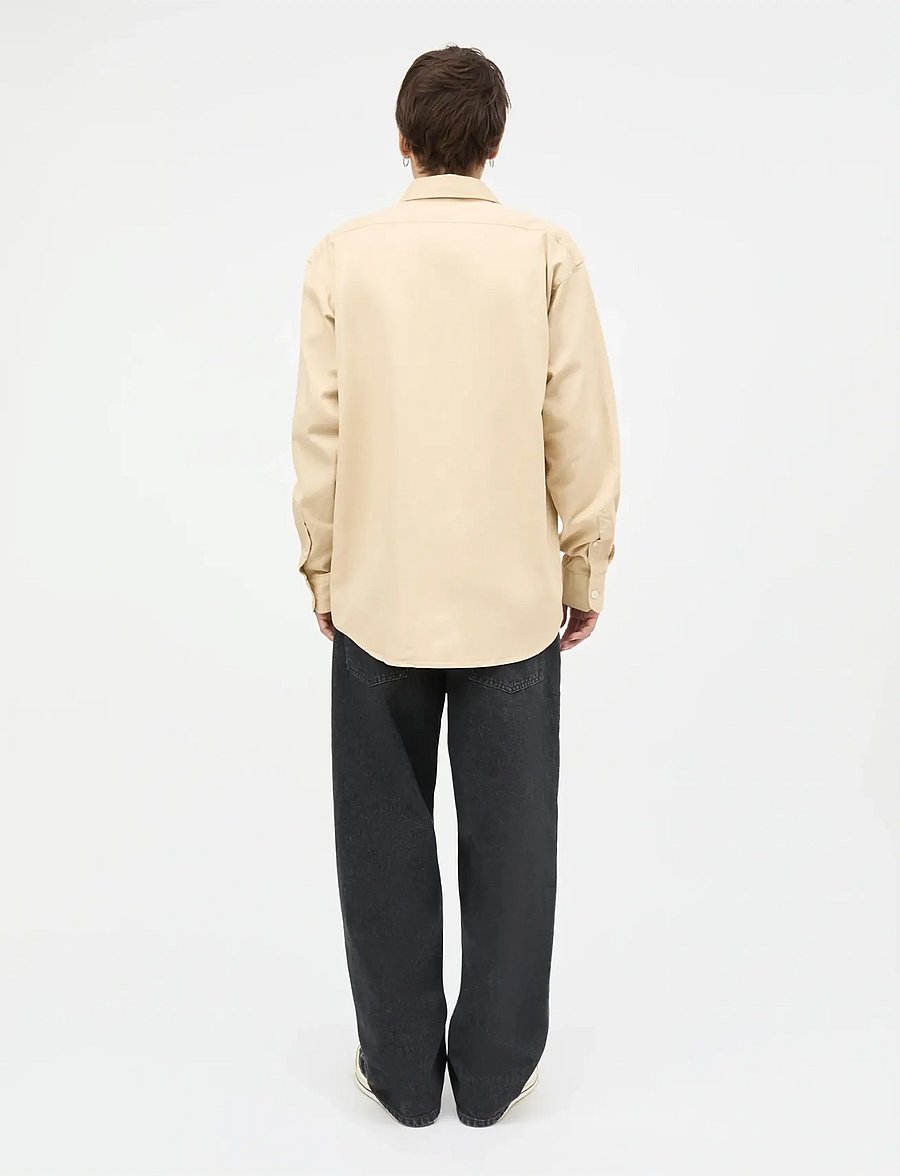 Mads Nørgaard - Cotton Twill Storm Shirt - chemises décontractées - castle wall - 2