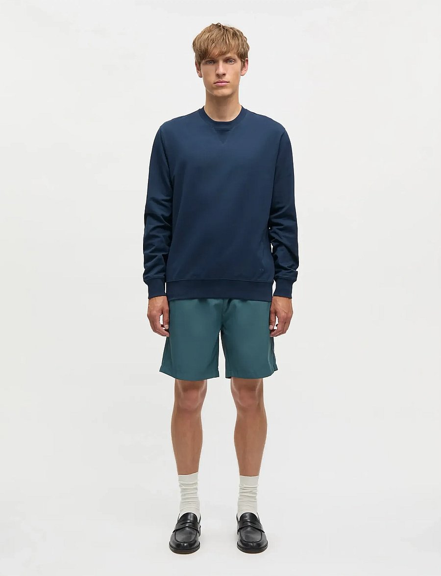 Mads Nørgaard - Sea Sandro Shorts - casual shorts - deep sea - 0