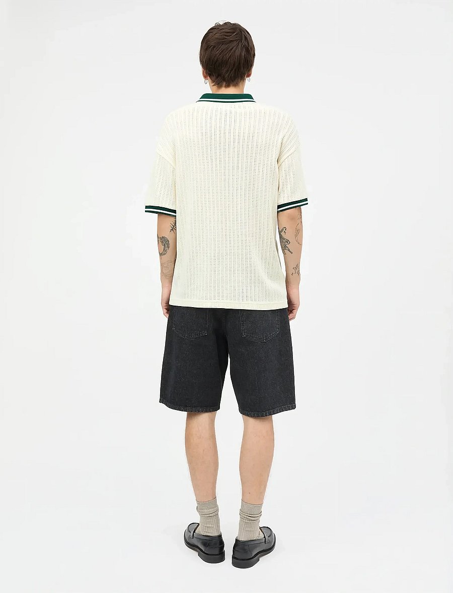Mads Nørgaard - Arizona Black Denim Coen Shorts - lühikesed teksapüksid - black grey stone wash - 2