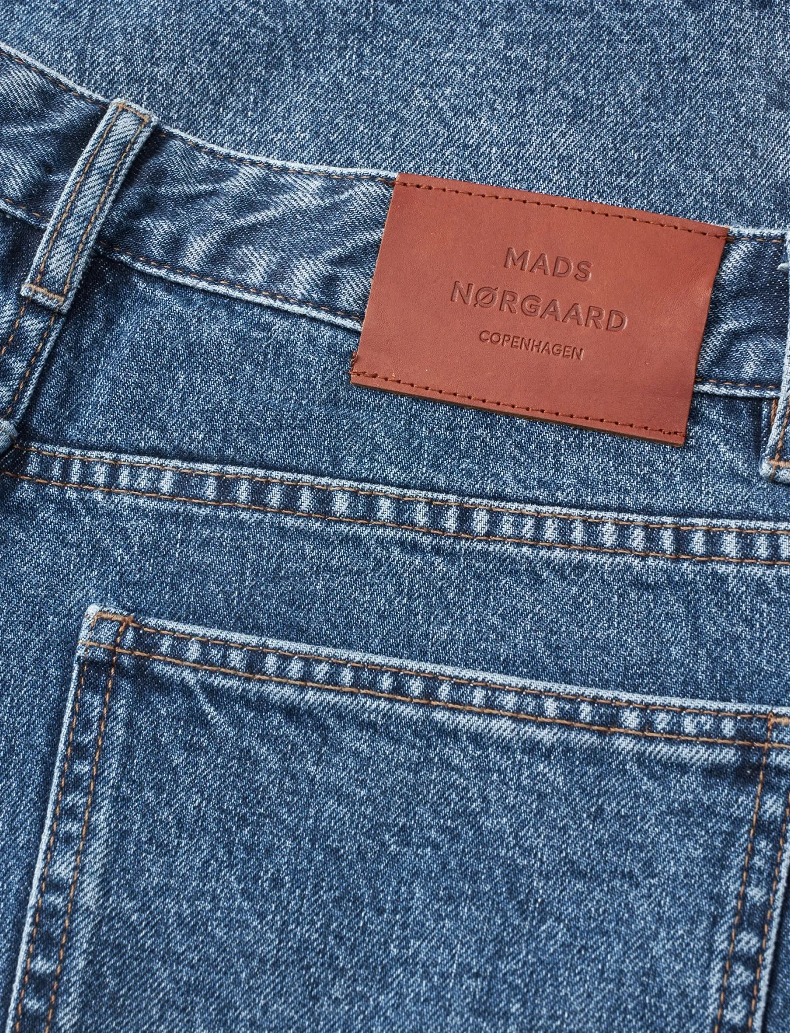 Mads Nørgaard - Arizona Denim Coen Shorts - lühikesed teksapüksid - mid blue stone wash - 3
