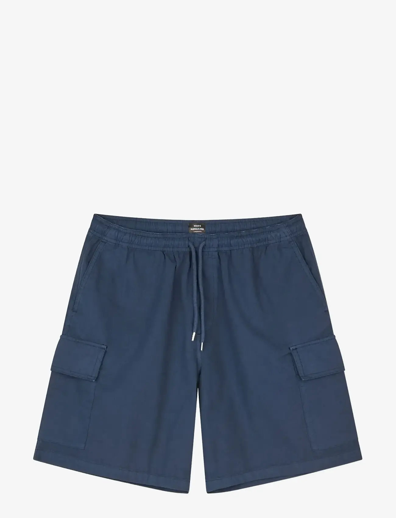 Mads Nørgaard - Cotton Ripstop Cargo Shorts - cargo shorts - sky captain - 1