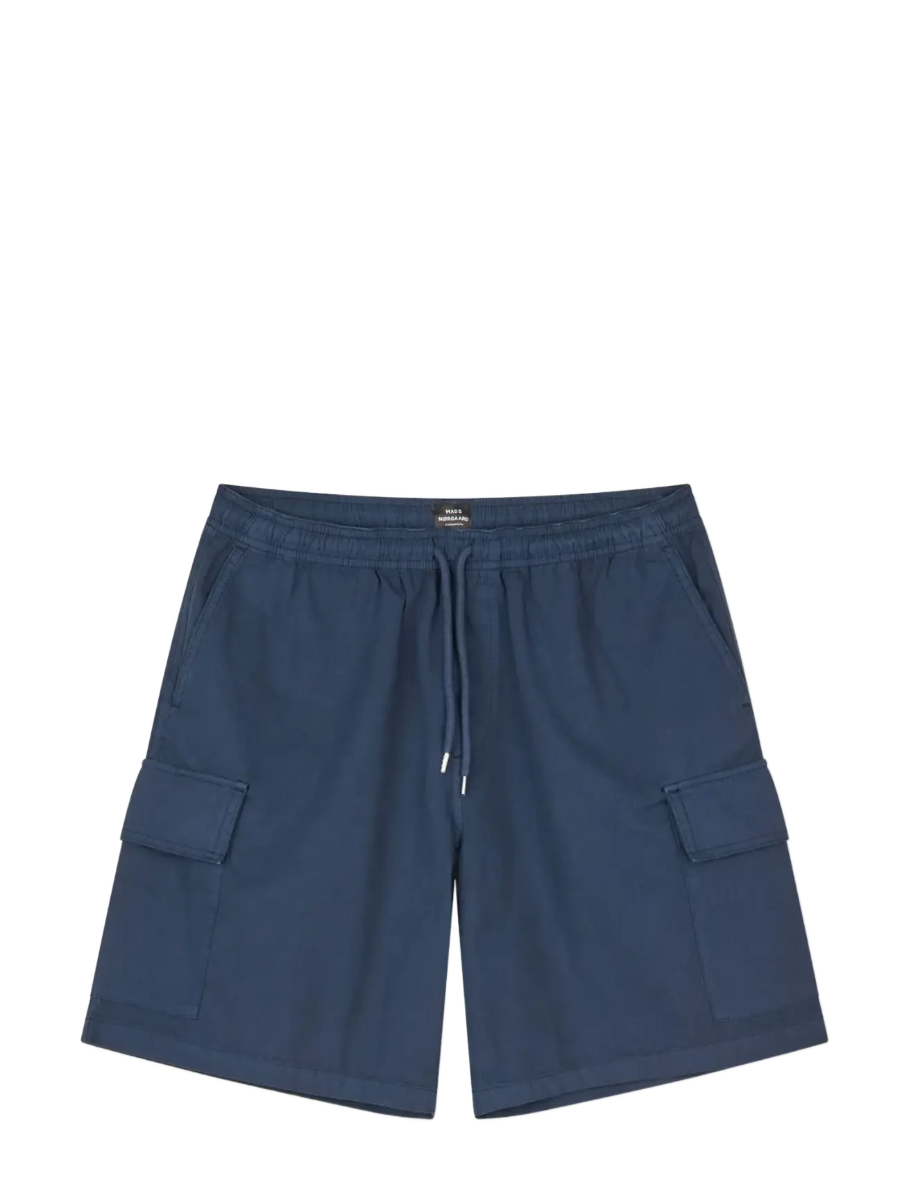 Mads Nørgaard Cotton Ripstop Cargo Shorts - „Cargo“ stiliaus šortai - SKY CAPTAIN / navy