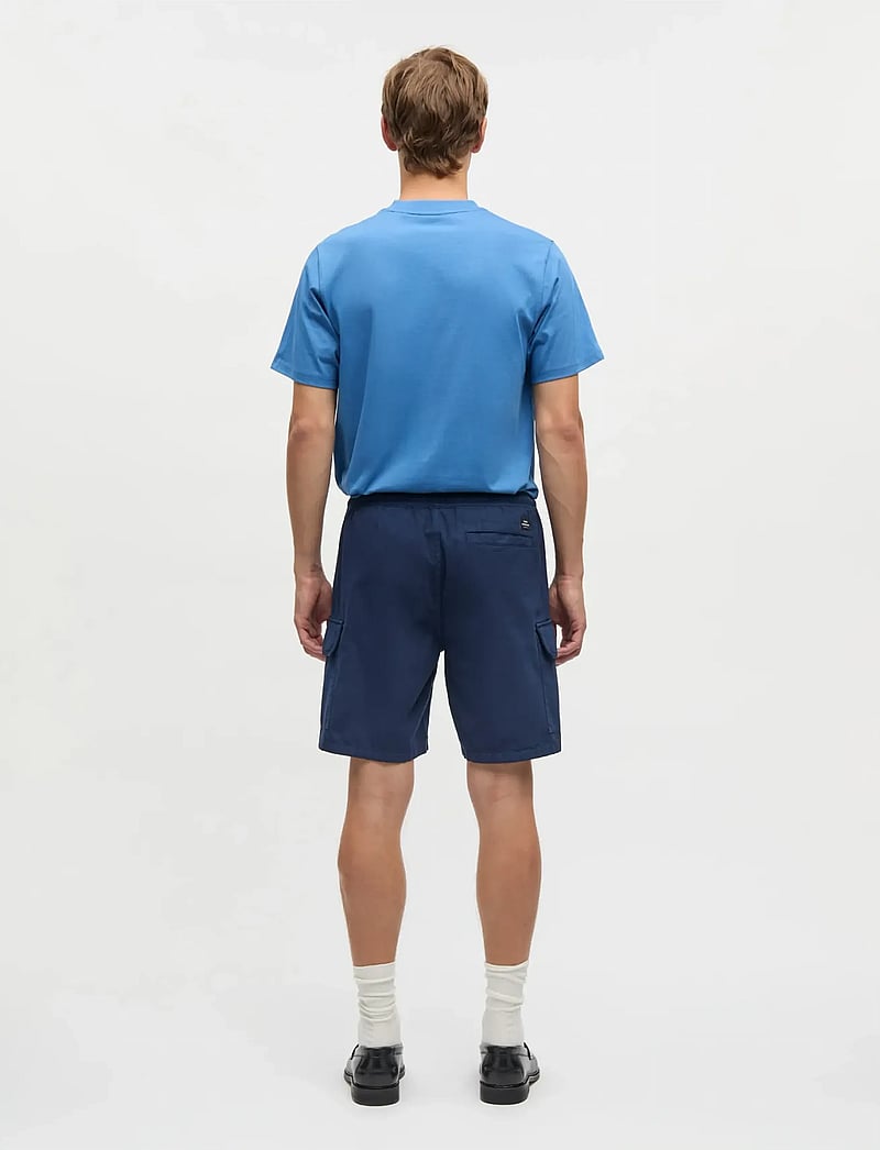 Mads Nørgaard - Cotton Ripstop Cargo Shorts - cargo shorts - sky captain - 2
