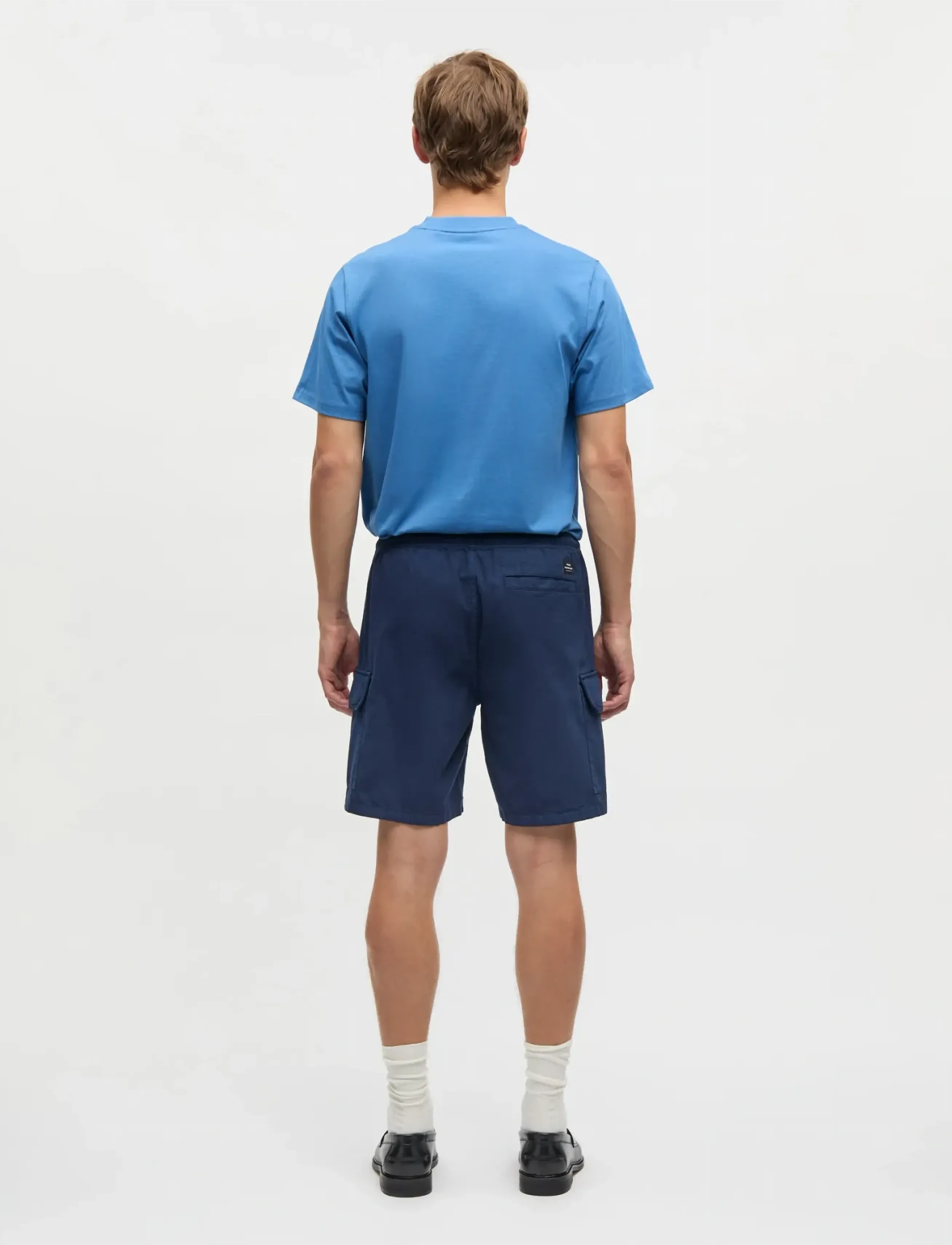 Mads Nørgaard - Cotton Ripstop Cargo Shorts - cargo shorts - sky captain - 2