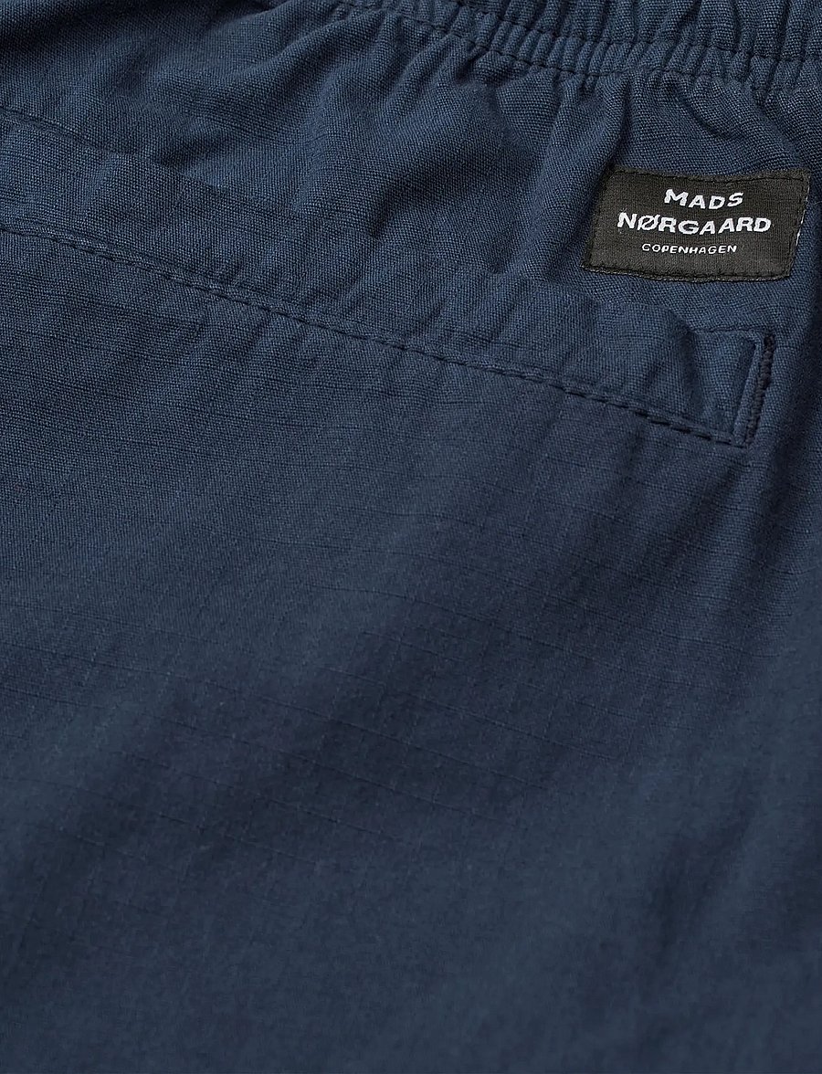 Mads Nørgaard - Cotton Ripstop Cargo Shorts - cargo shorts - sky captain - 3