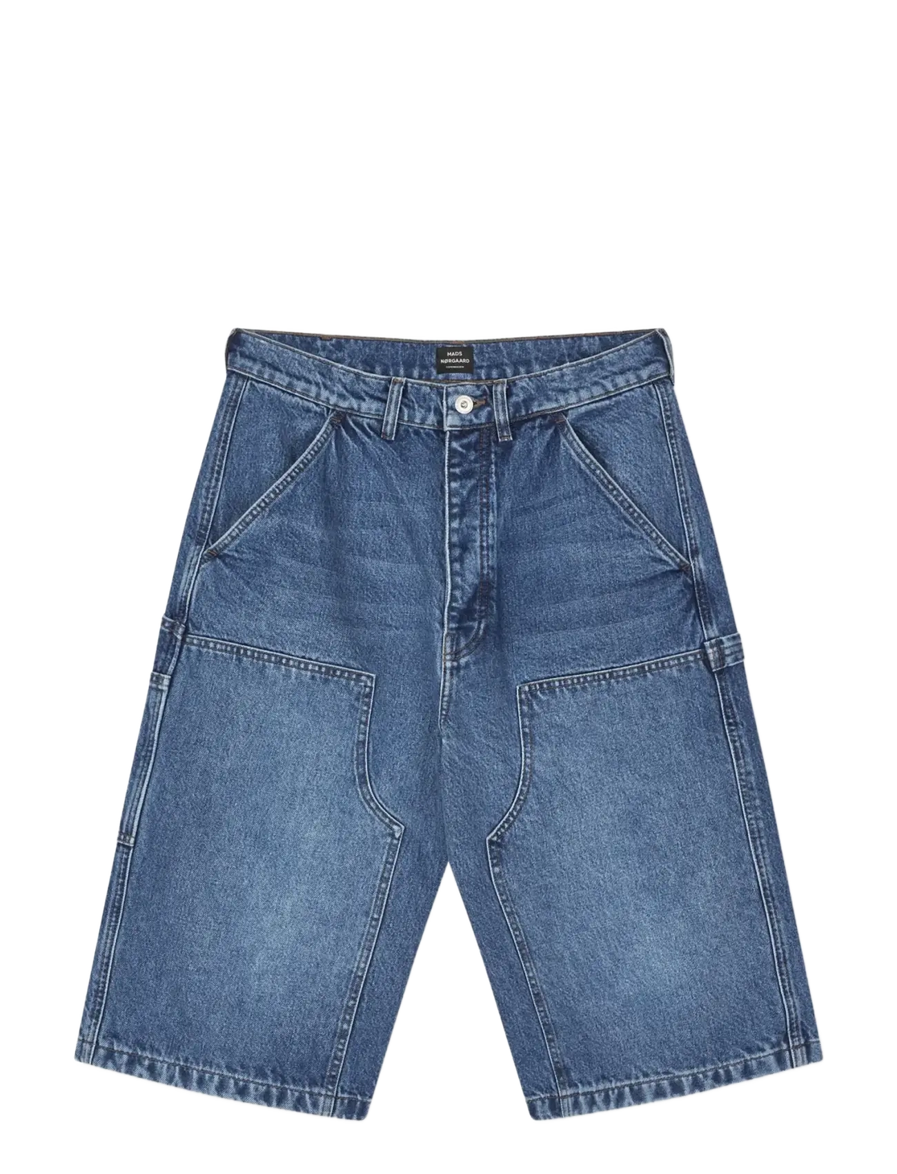 Mads Nørgaard Arizona Denim James Shorts - Clothing - MID BLUE STONE WASH / blue