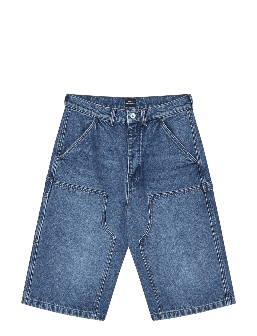 Mads Nørgaard - Arizona Denim James Shorts - lühikesed teksapüksid - mid blue stone wash - 1