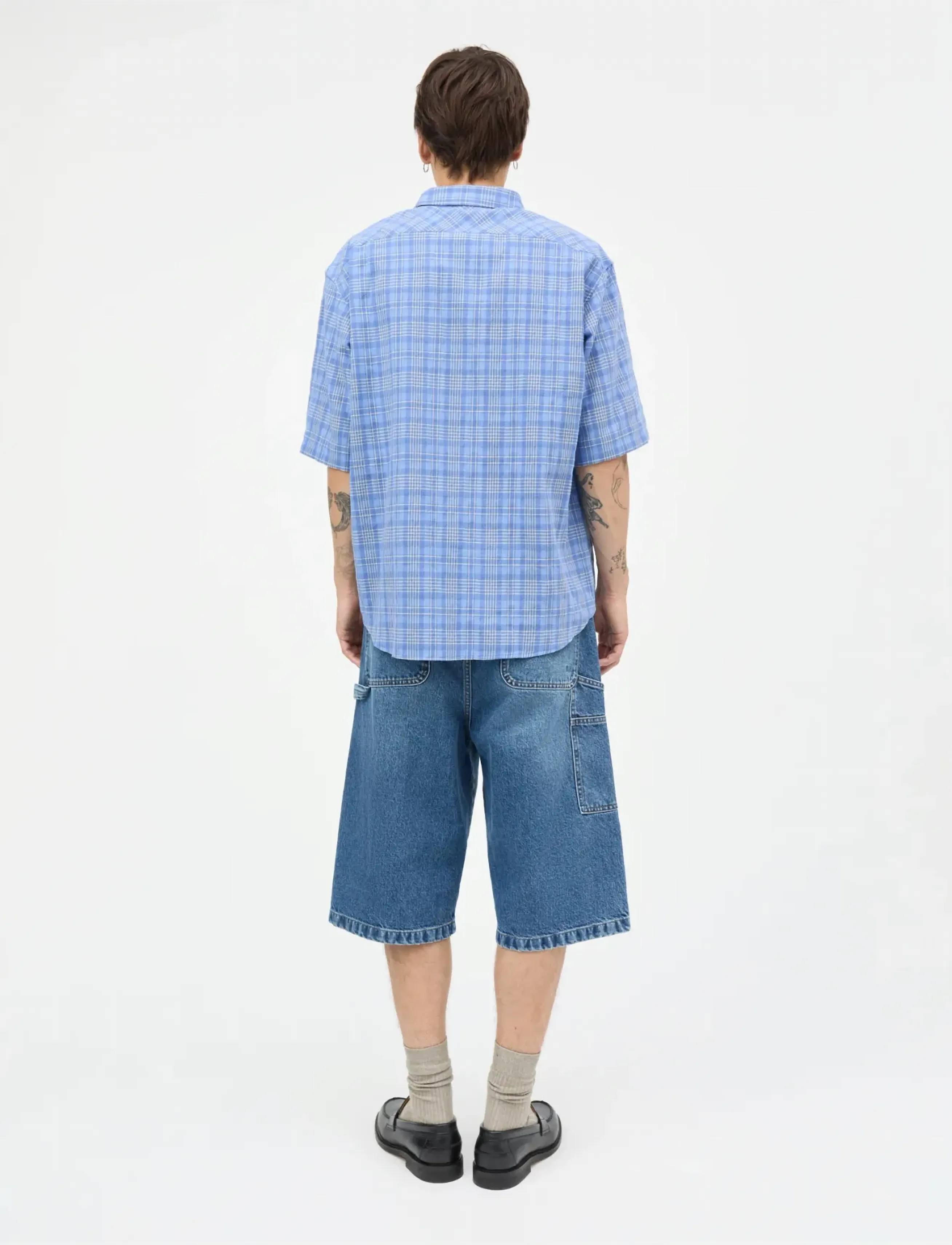 Mads Nørgaard - Arizona Denim James Shorts - lühikesed teksapüksid - mid blue stone wash - 2