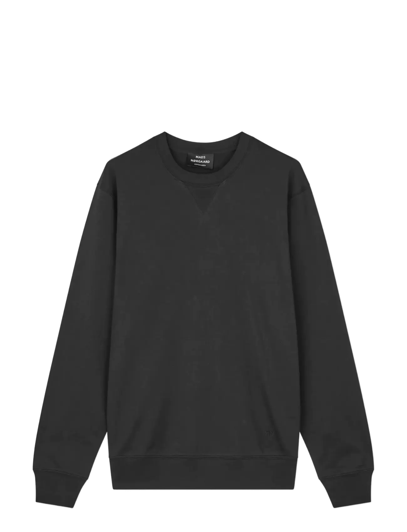 Mads Nørgaard Light Terry Albert Sweat - Clothing - BLACK / black