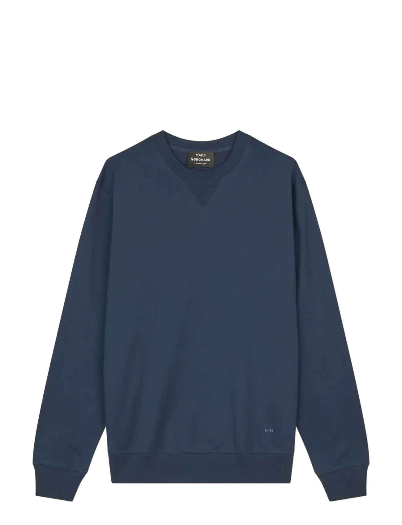 MADS NØRGAARD Hell Terry Albert Sweat Navy - S - Herren