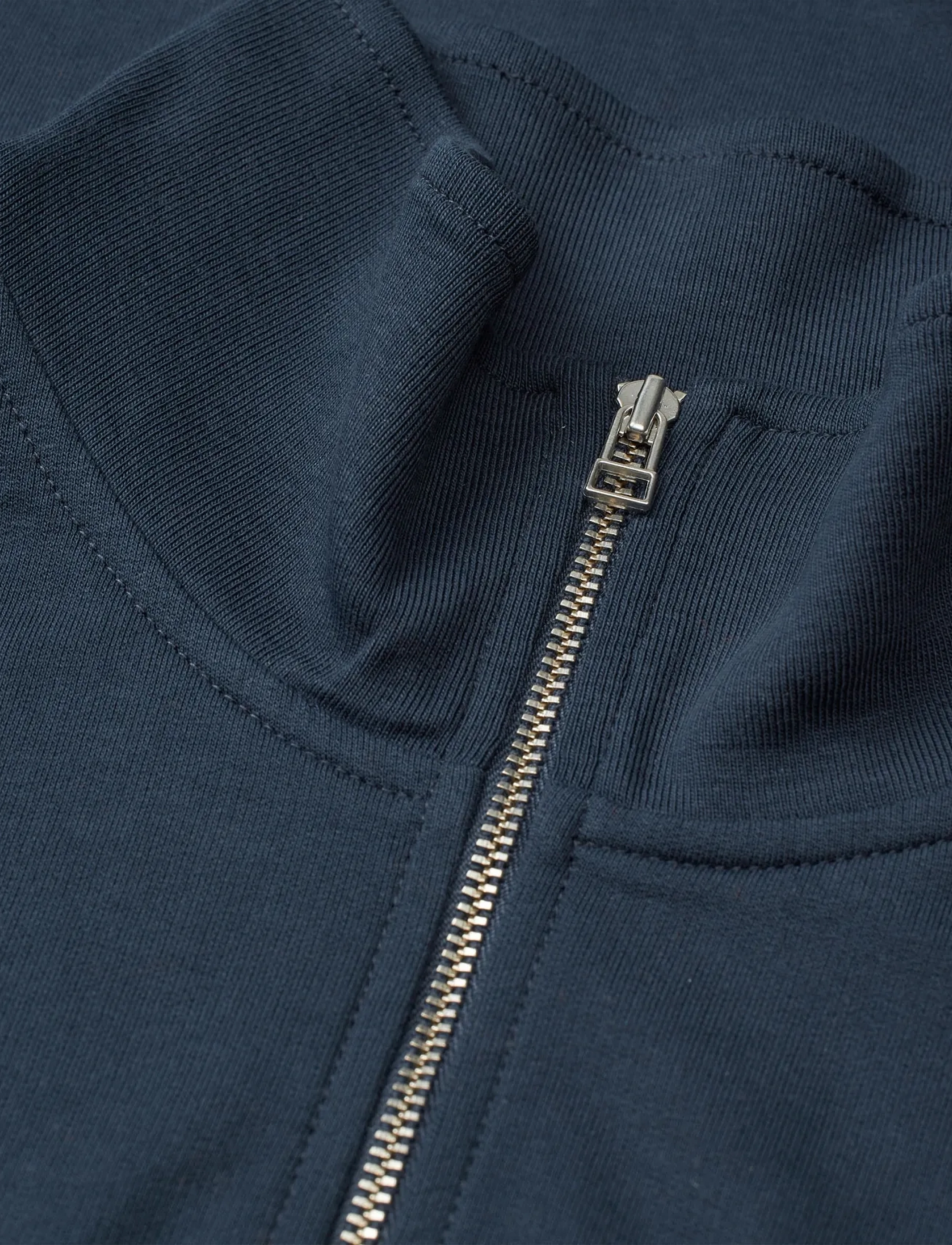 Mads Nørgaard - Light Terry Hans Half zip Sweat - tõmblukk-kaelusega džemprid - sky captain - 3