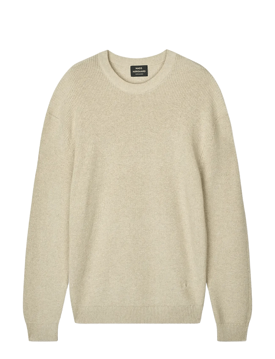 Mads Nørgaard - Super Cotton Valdemar Knit - rundhals - castle wall - 1