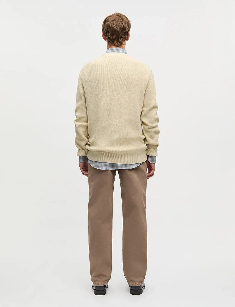 Mads Nørgaard - Super Cotton Valdemar Knit - rundhals - castle wall - 2