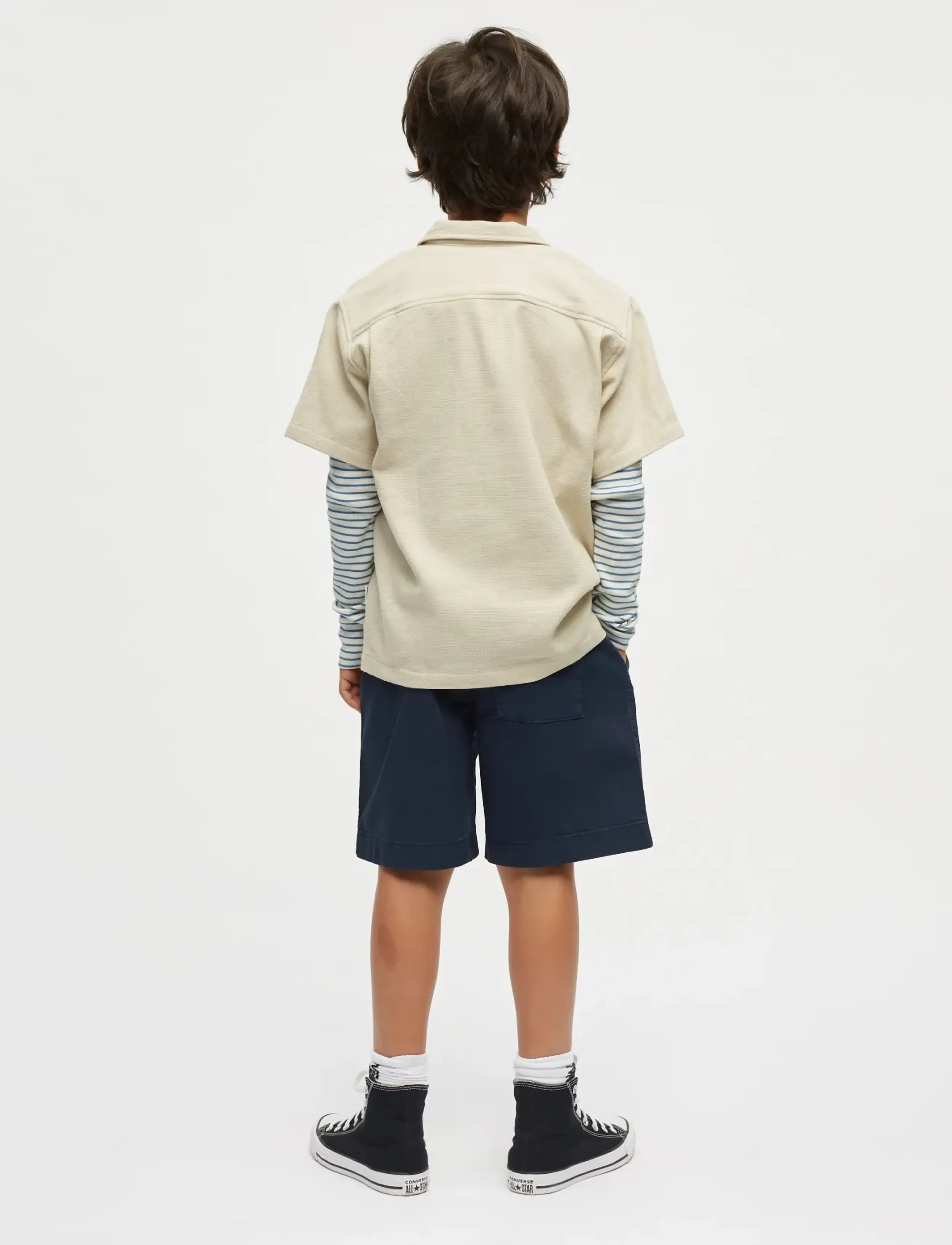Mads Nørgaard - Stretch Twill Seano Shorts - chino-shorts - sky captain - 3