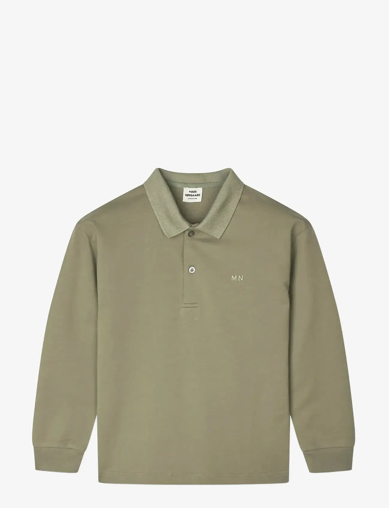 Mads Nørgaard - Light Terry Jan Polo L/S - langærmede poloer - overland trek - 0