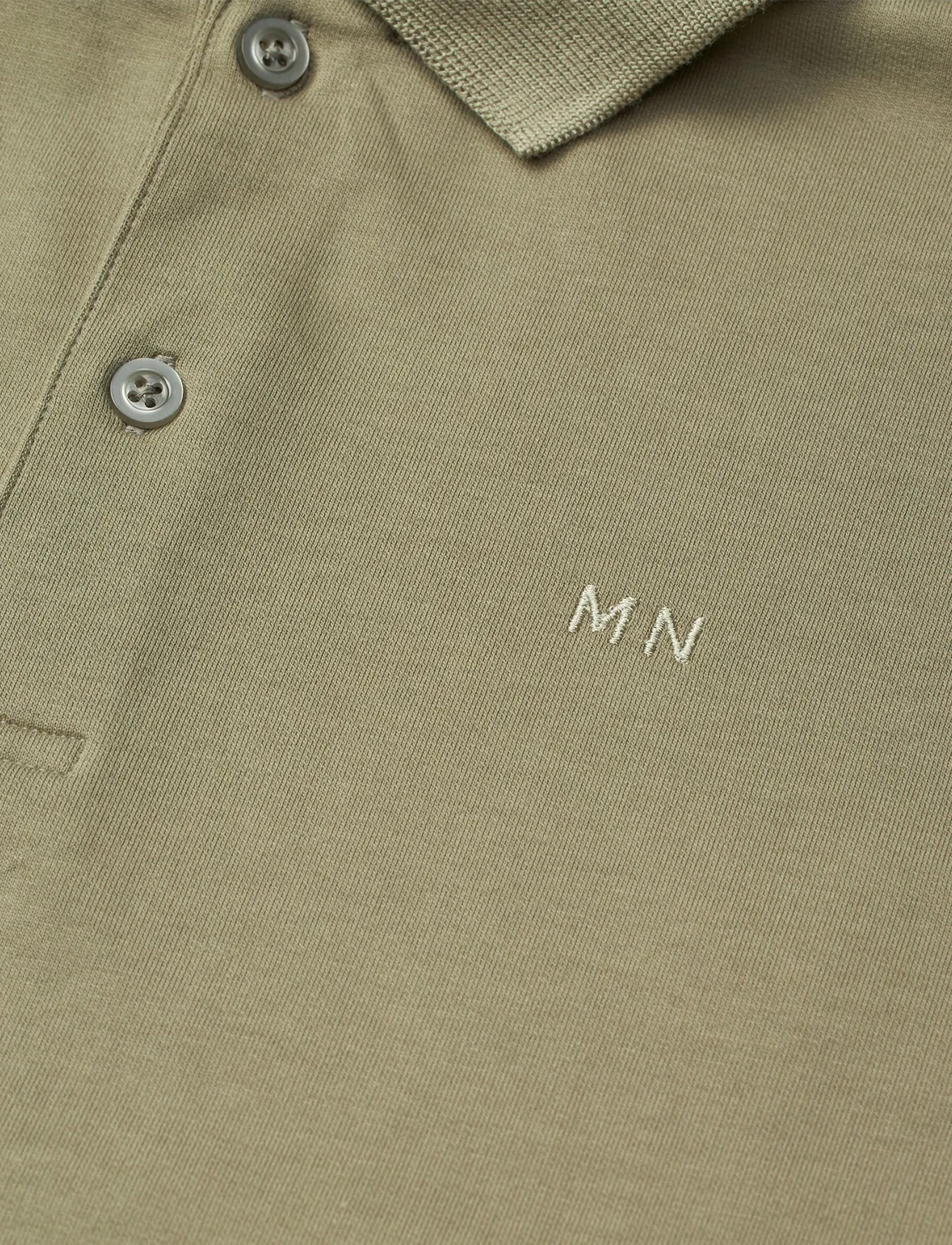 Mads Nørgaard - Light Terry Jan Polo L/S - long-sleeved polos - overland trek - 2