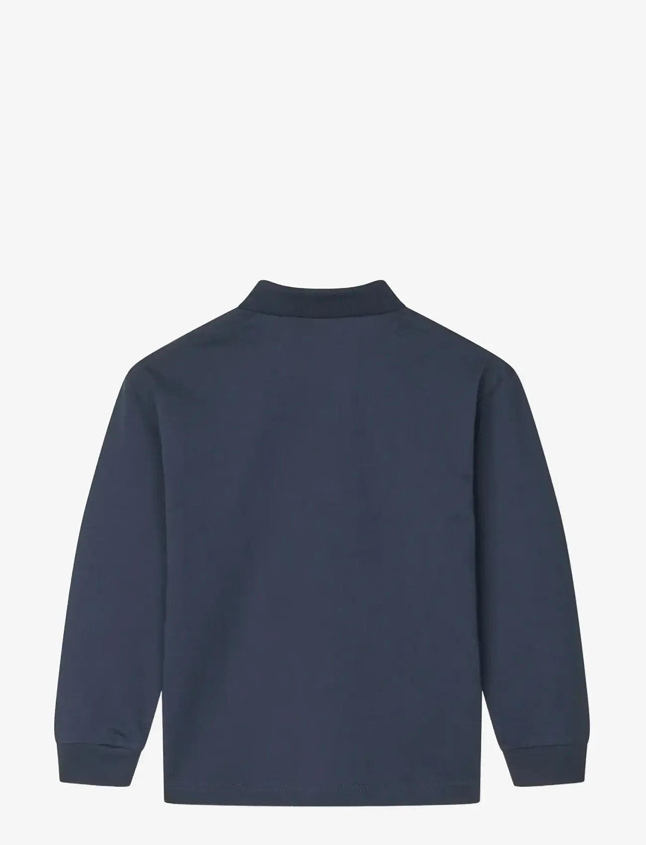 Mads Nørgaard - Light Terry Jan Polo L/S - langærmede poloer - sky captain - 2