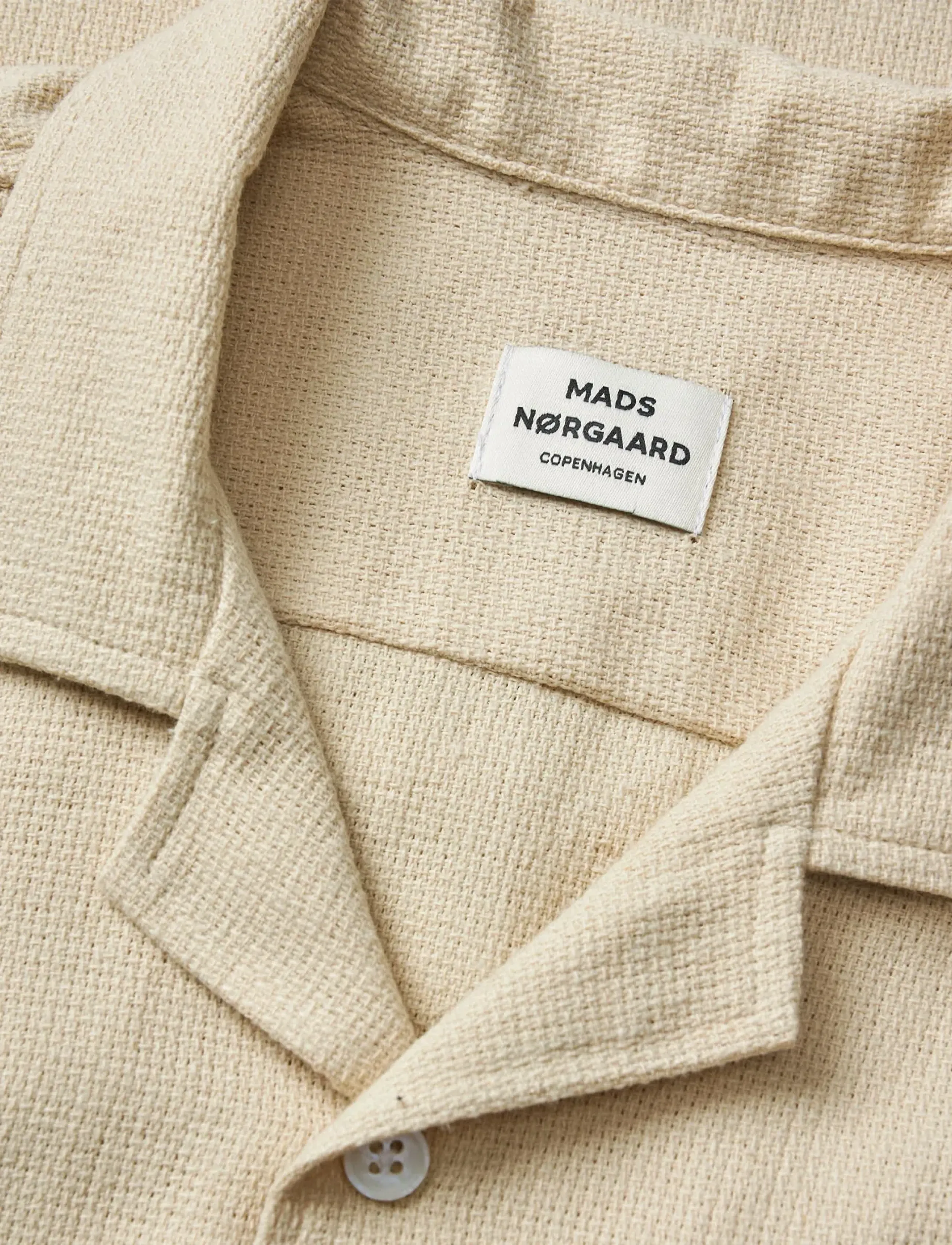 Mads Nørgaard - Texture Kenni Shirt - short-sleeved shirts - castle wall - 4