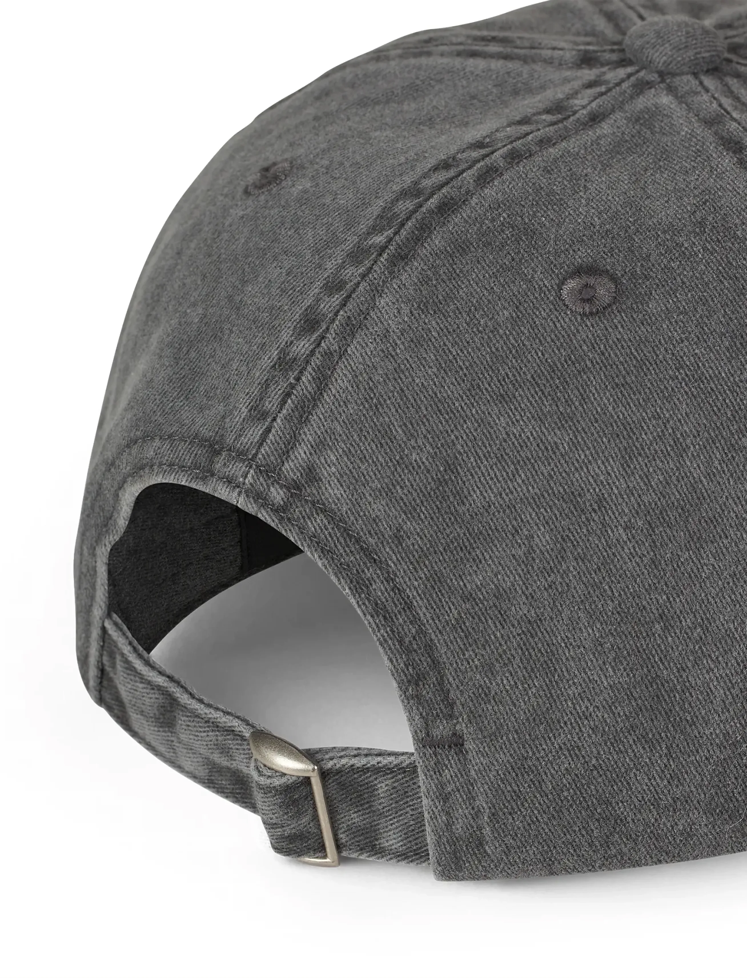 Mads Nørgaard - Washed Cotton Twill Coal Cap - caps - washed black - 1