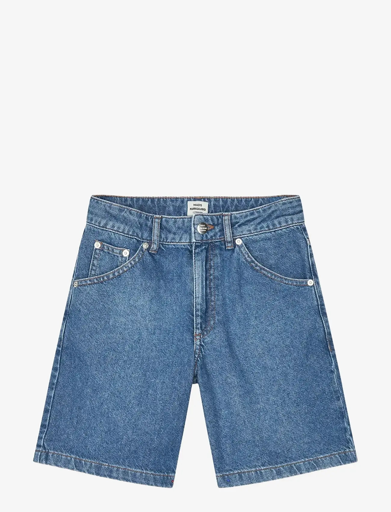 Mads Nørgaard - Hildred Blue Conner Shorts - denimshorts - blue wash - 0