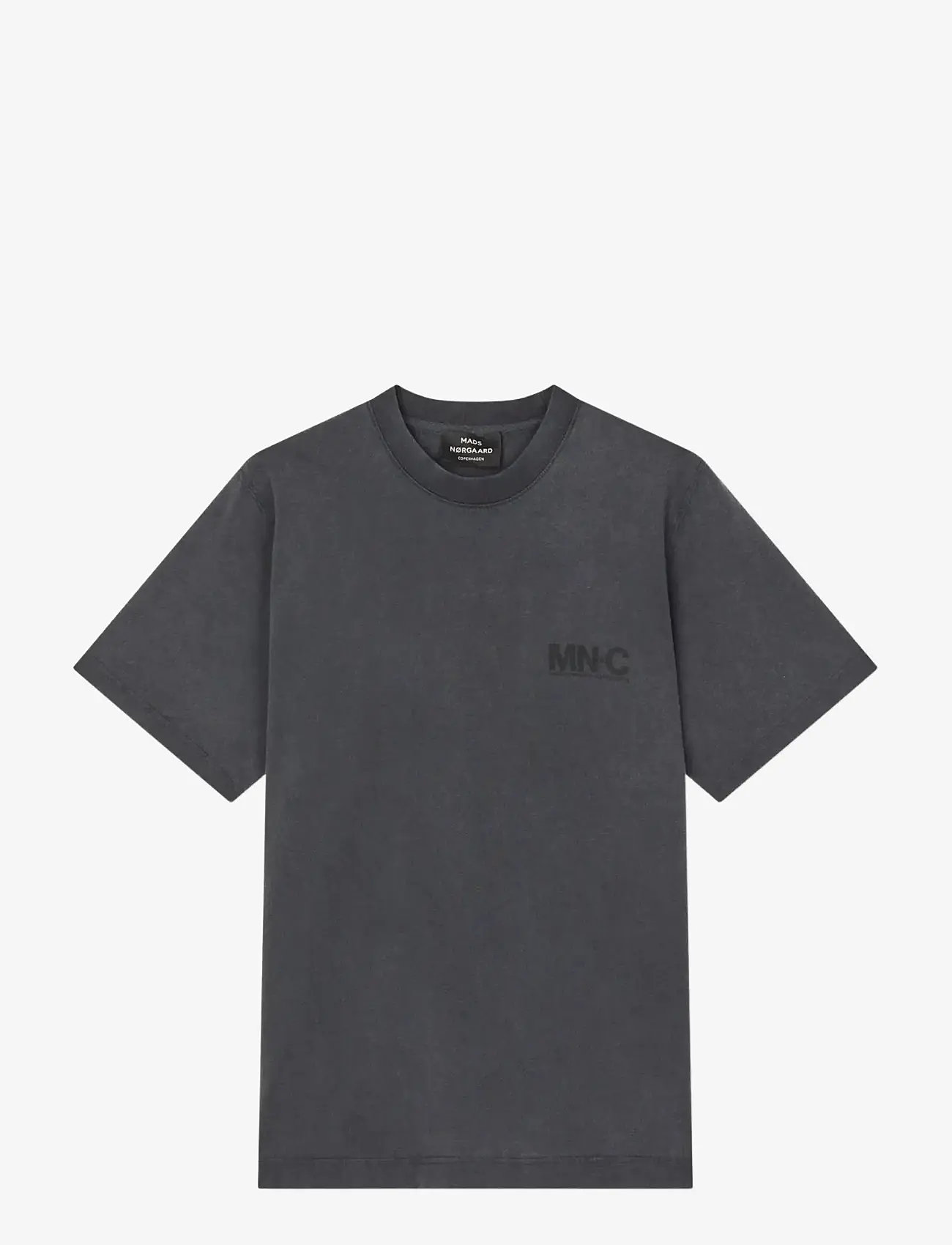 Mads Nørgaard - Cotton Jersey Frode MNC Tee - kurzärmelig - black - 1