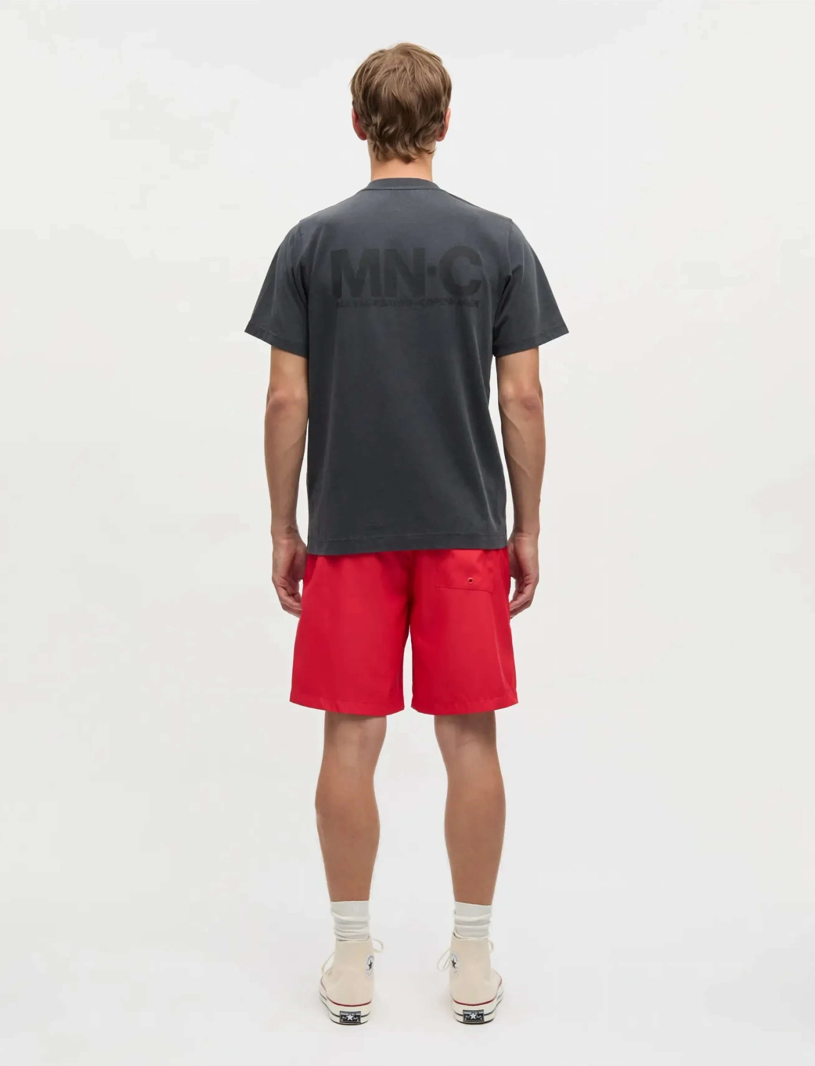 Mads Nørgaard - Cotton Jersey Frode MNC Tee - kortærmede t-shirts - black - 3