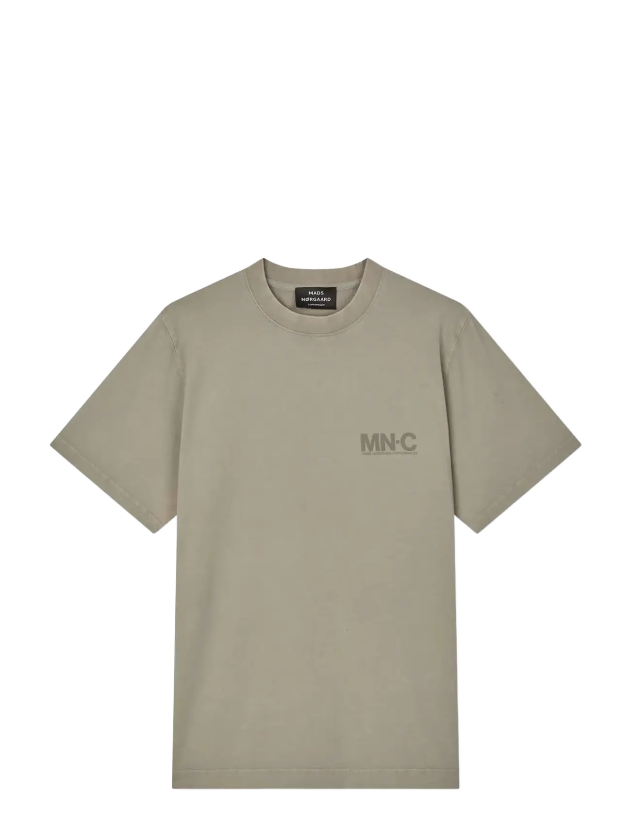 Mads Nørgaard Cotton Jersey Frode MNC Tee - Tøj - OVERLAND TREK / khaki/green