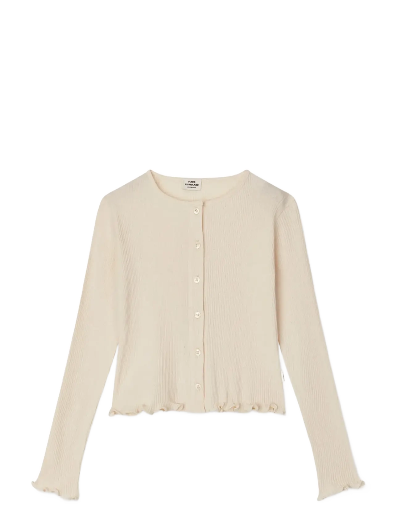 Mads Nørgaard - 4x2 Teco Casandrina - long-sleeved t-shirts - almond oil - 1
