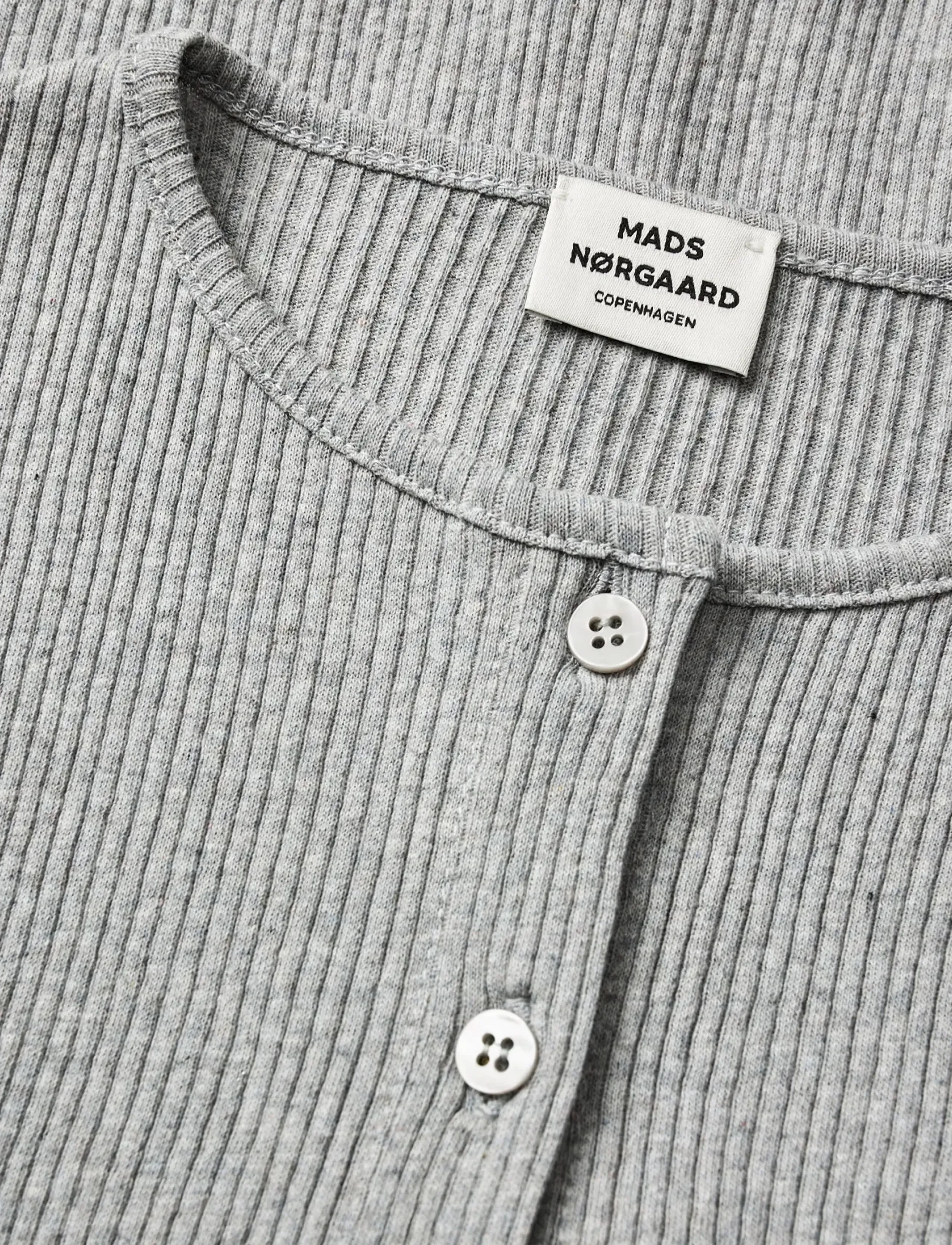 Mads Nørgaard - 4x2 Teco Casandrina - langärmelig - grey melange - 4
