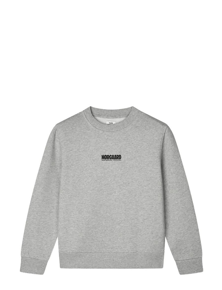 Mads Nørgaard - Original Sweat Solo Sweatshirt - sweatshirts - grey melange - 1