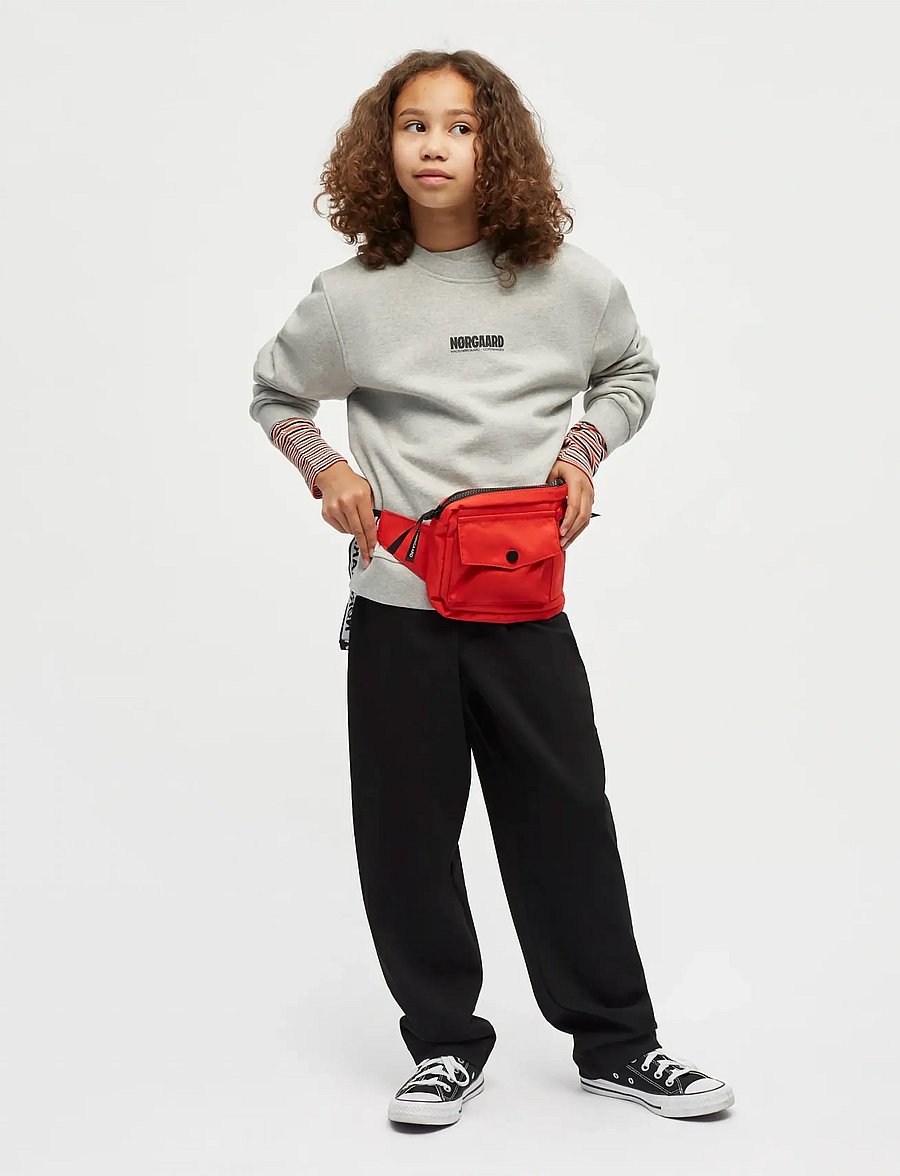 Mads Nørgaard - Original Sweat Solo Sweatshirt - sweatshirts - grey melange - 0